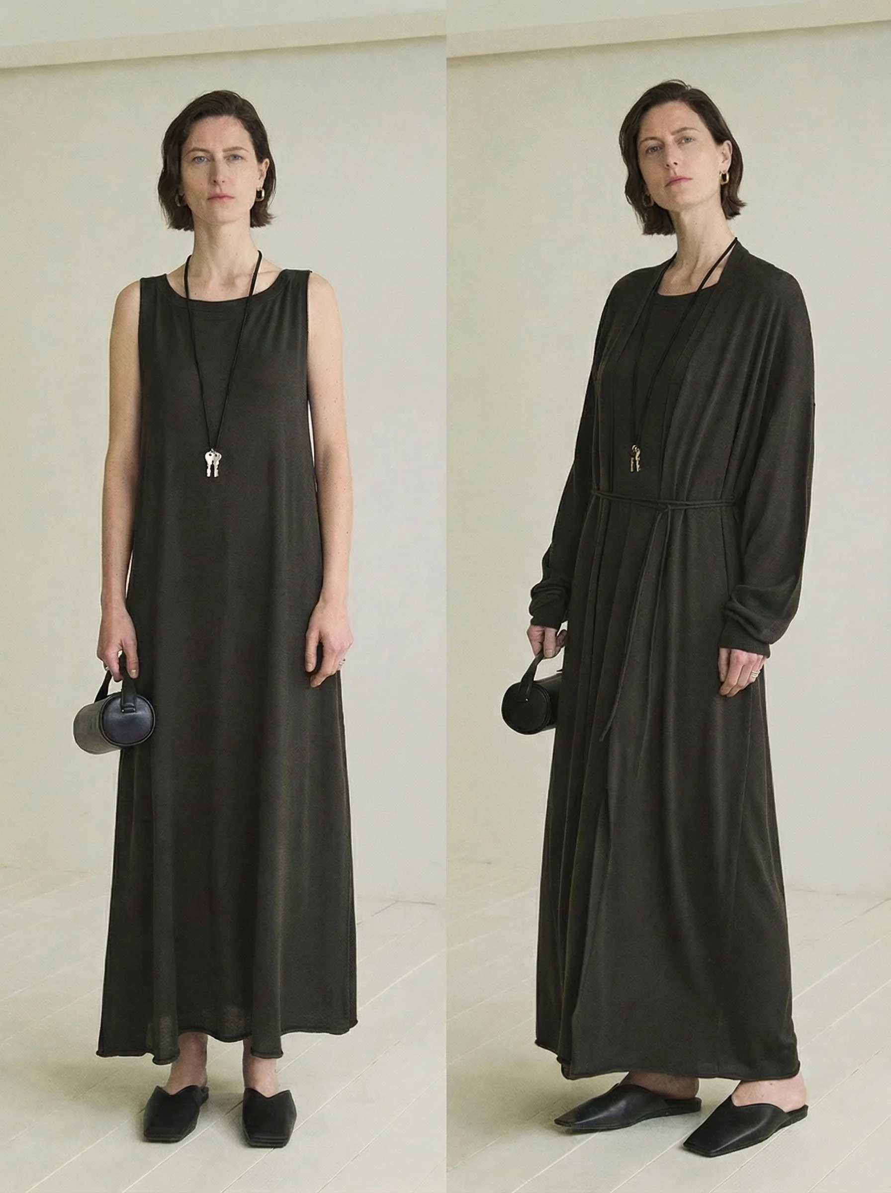 Sheer Knit Cardigan & Dress Set - Image 4