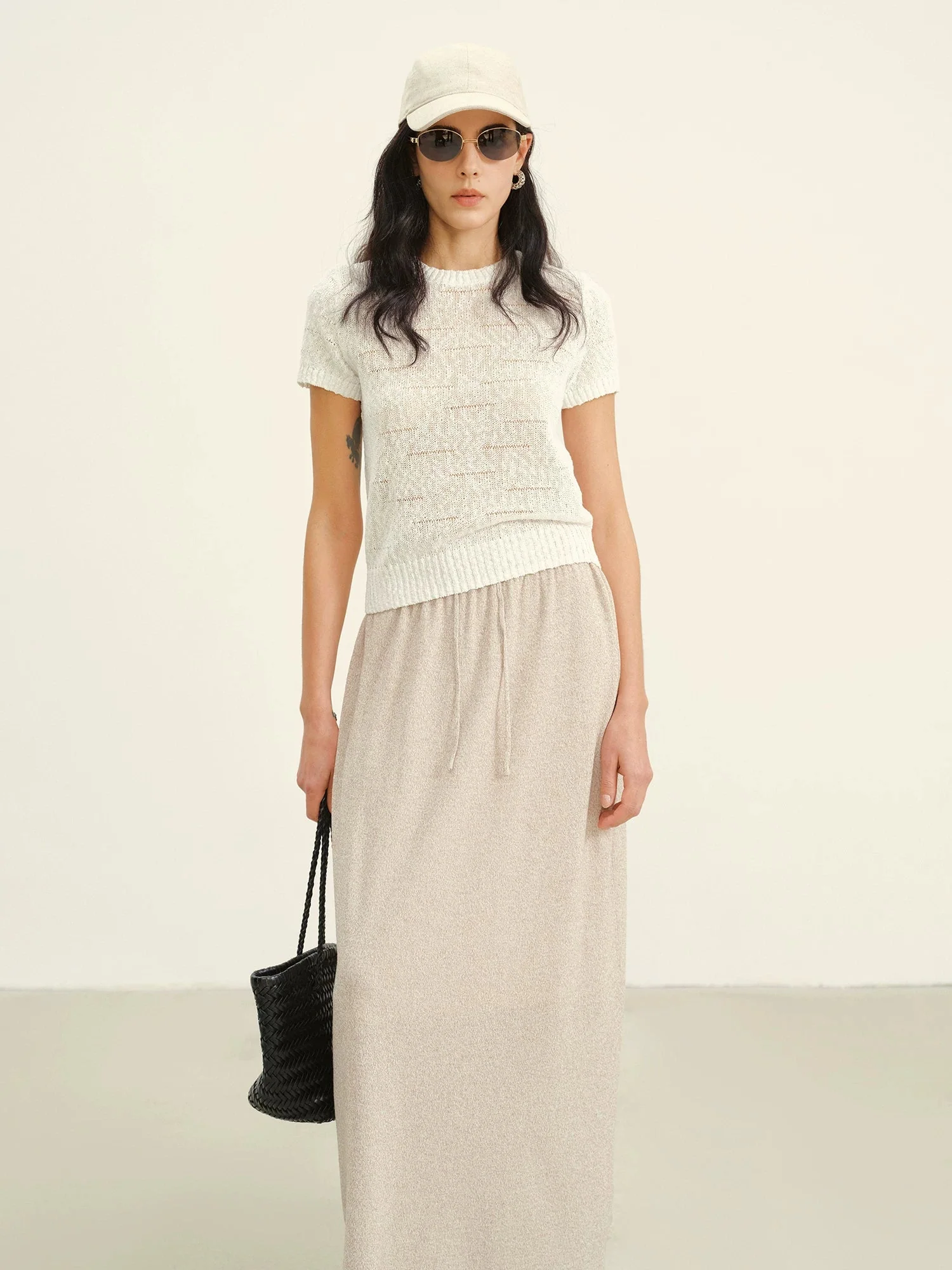 Sheer Knit Tee - Image 4