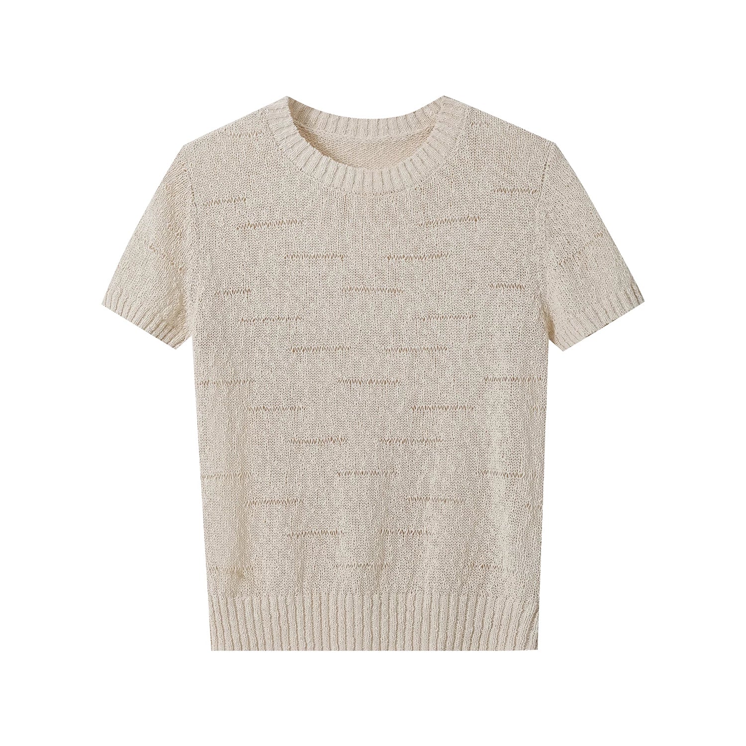 Sheer Knit Tee - Image 6