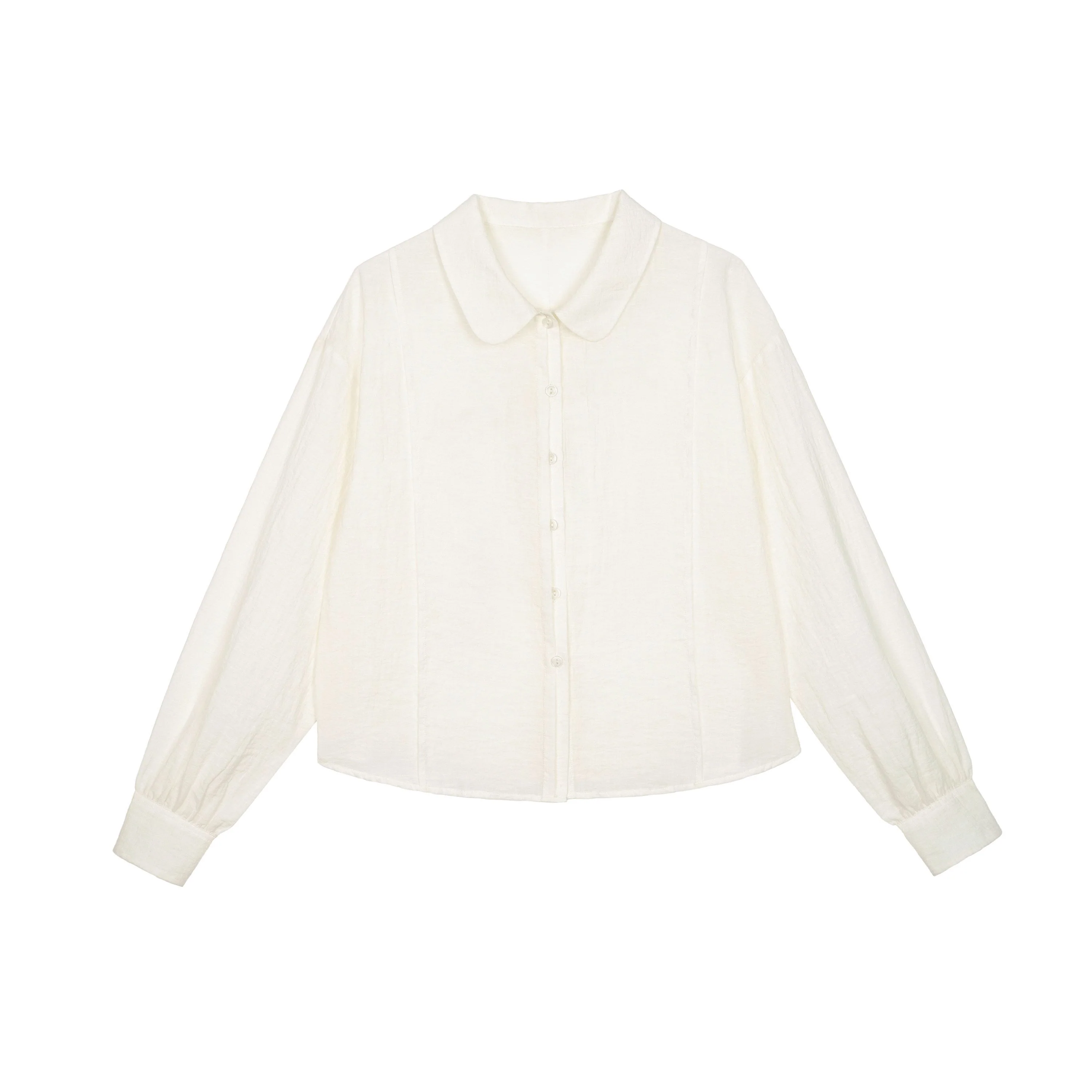 Sheer Peter Pan Blouse - Image 5