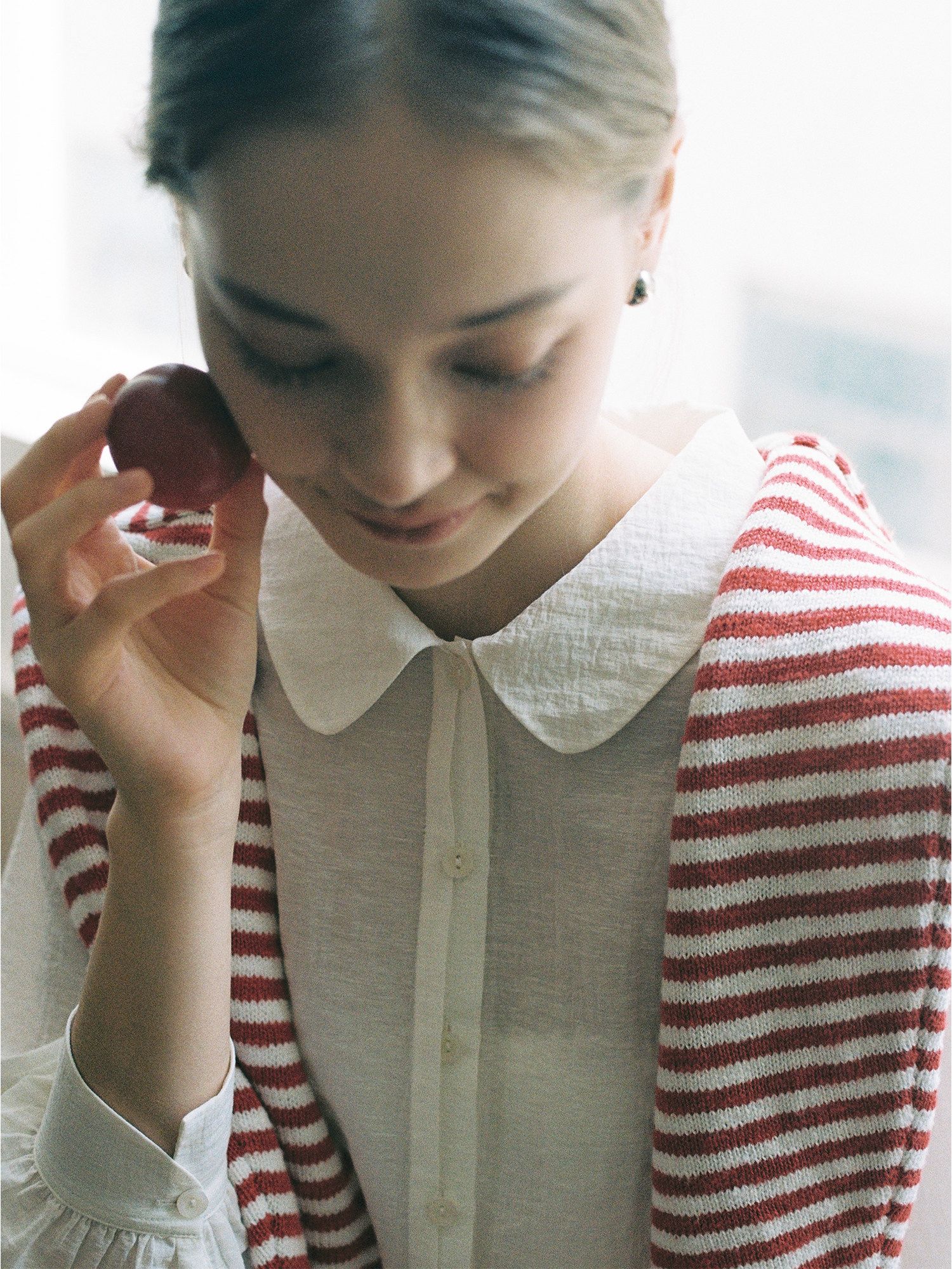 Sheer Peter Pan Blouse - Image 6