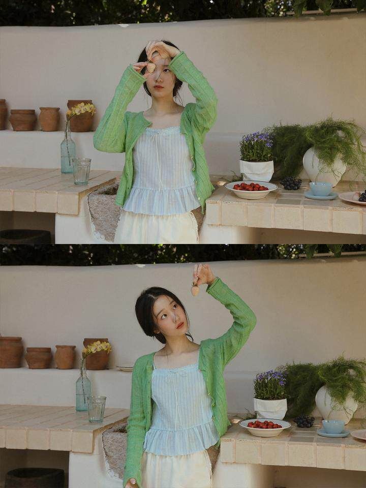 Sheer Rib Cardigan
