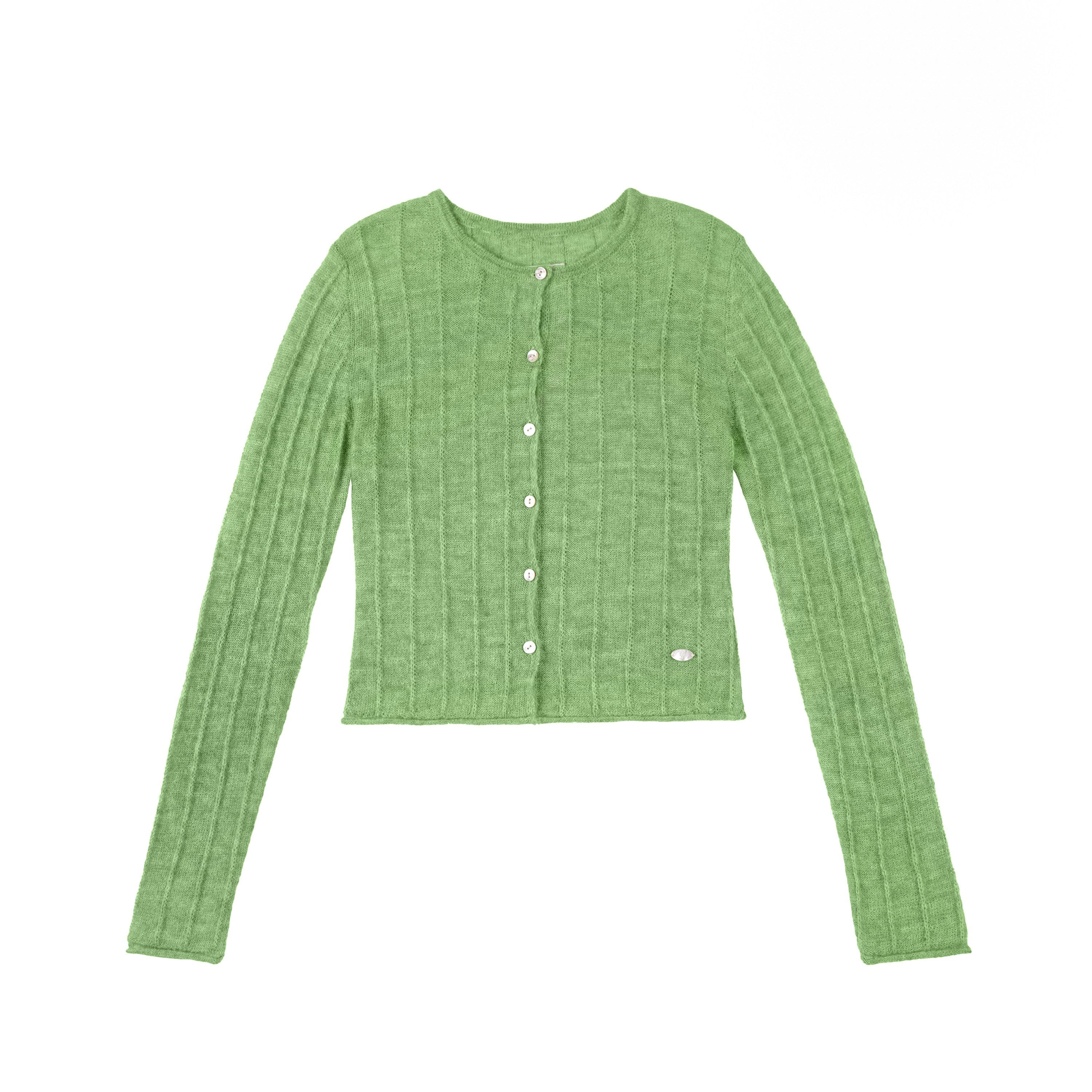 Sheer Rib Cardigan - Image 6