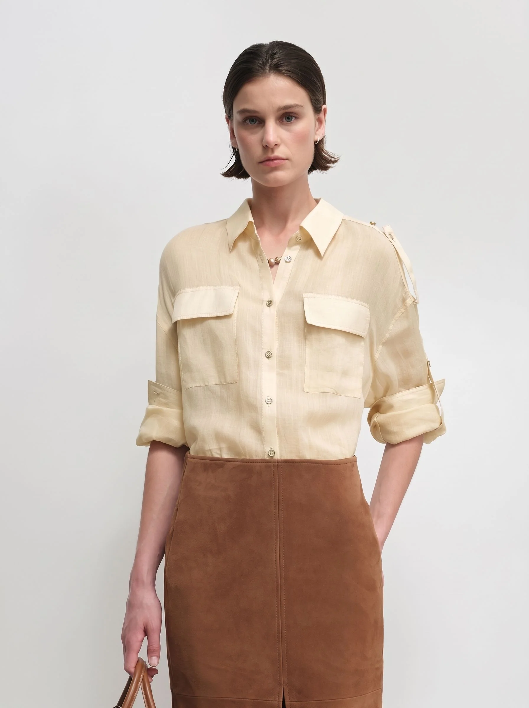 Sheer Utility Shirt