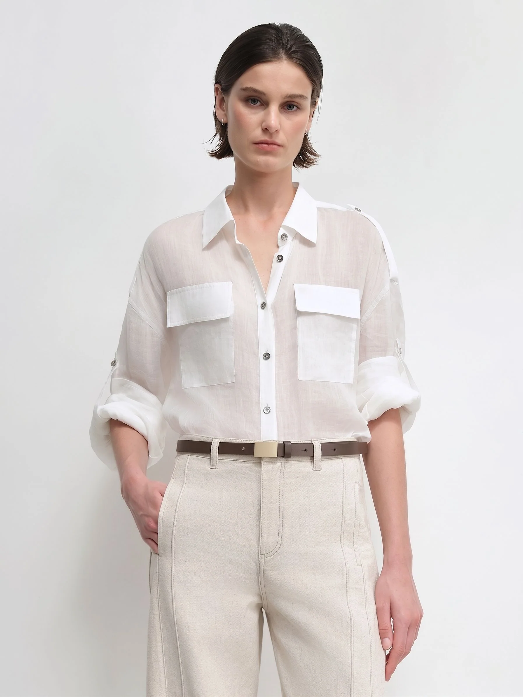 Sheer Utility Shirt - Image 2