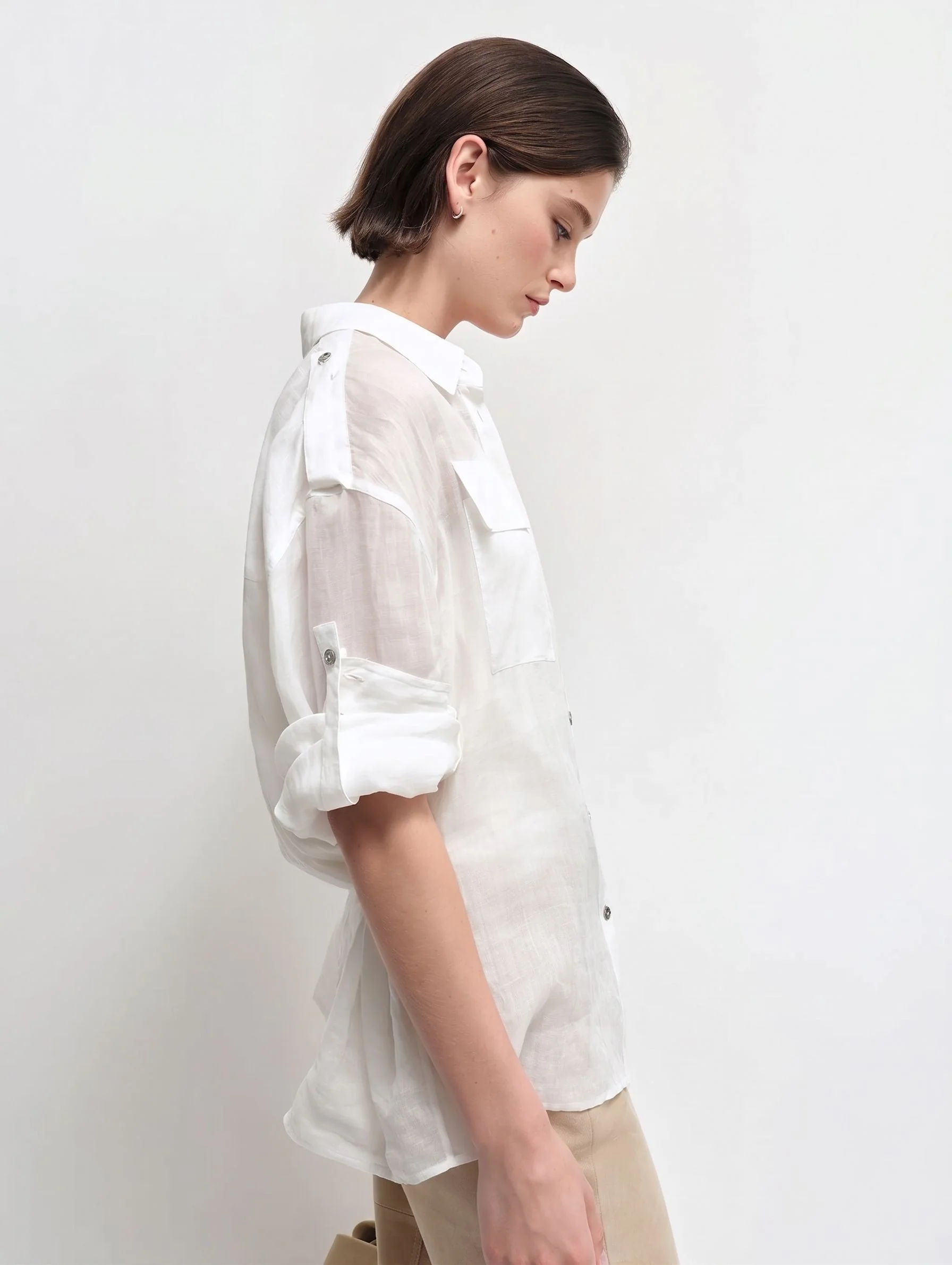 Sheer Utility Shirt - Image 5