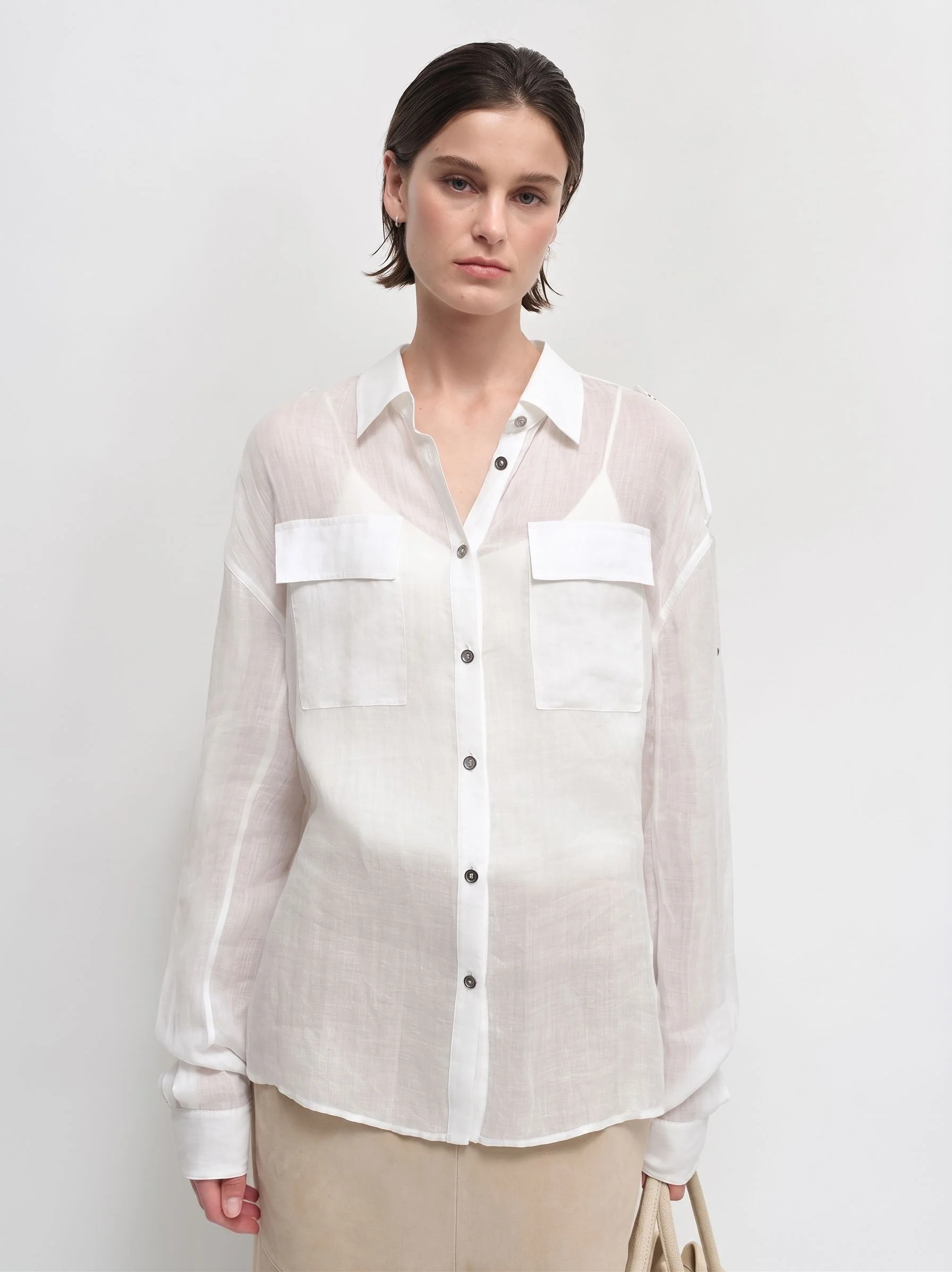 Sheer Utility Shirt - Image 6