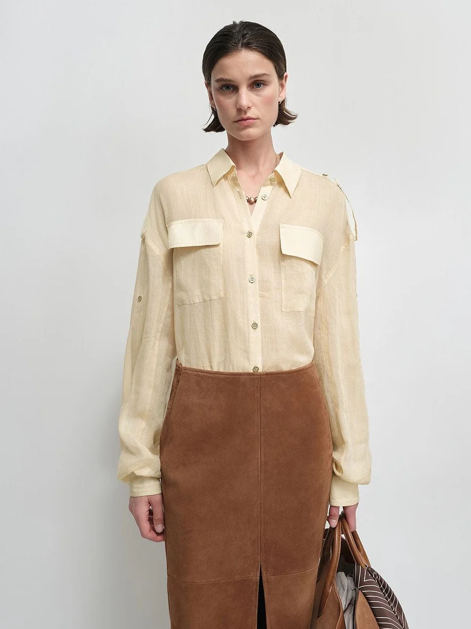 Sheer Utility Shirt - Image 8