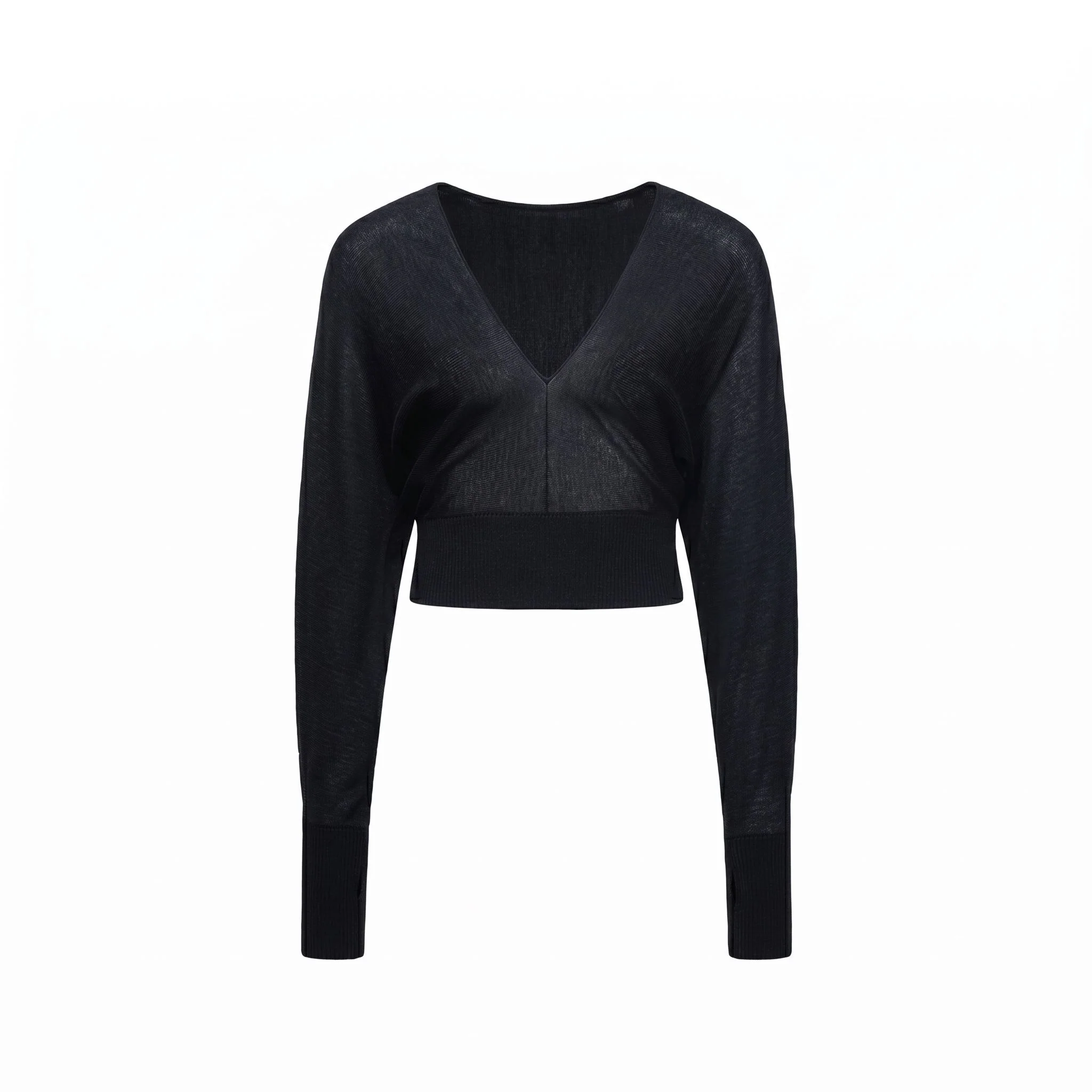 Sheer V-Neck Sweater - Image 7