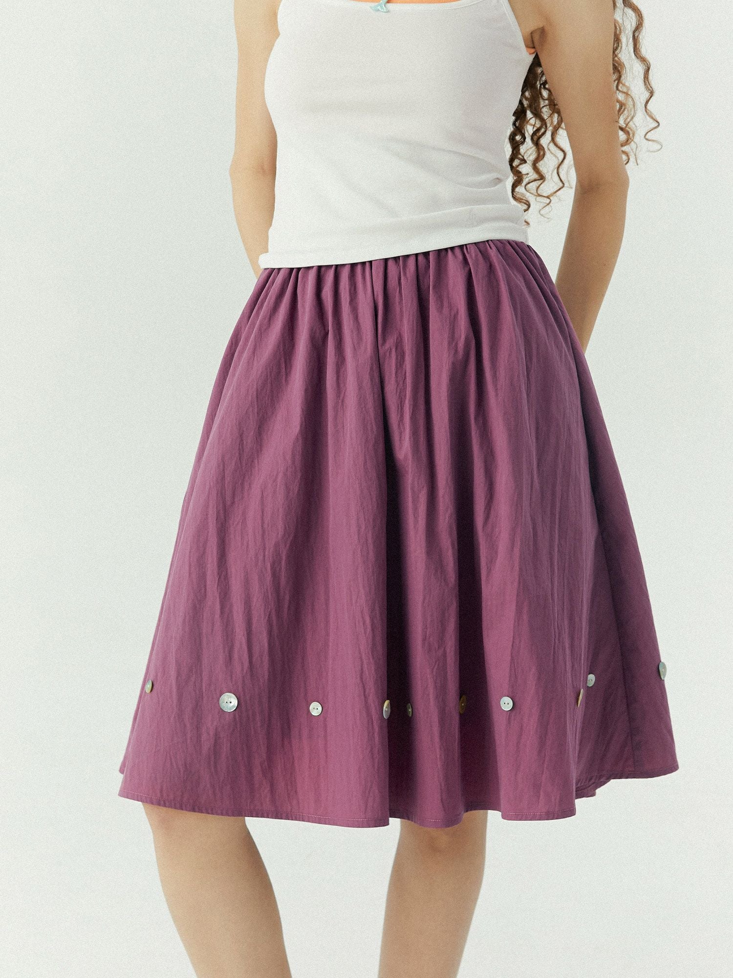 Shell Button Skirt - Image 4