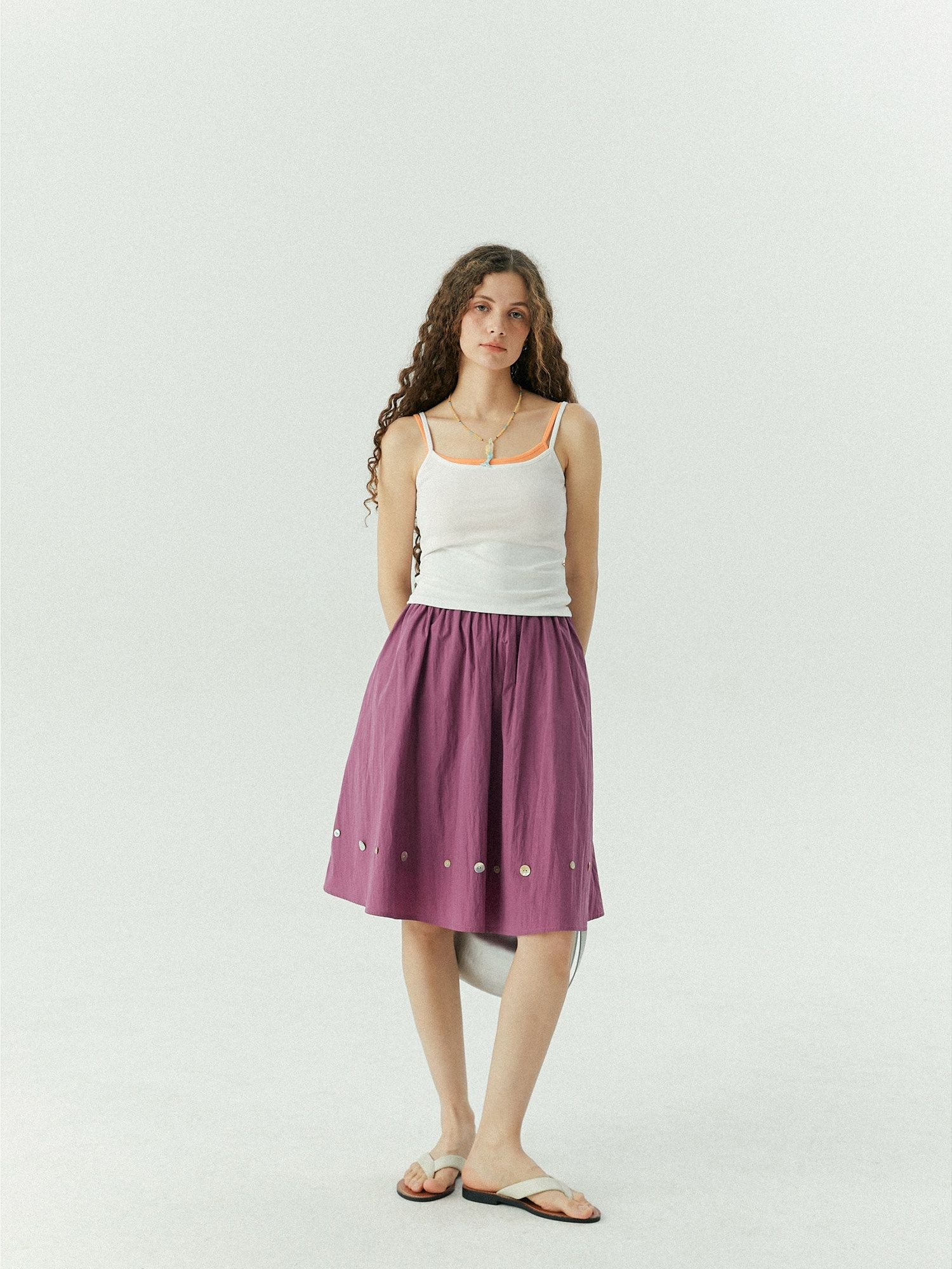 Shell Button Skirt - Image 5