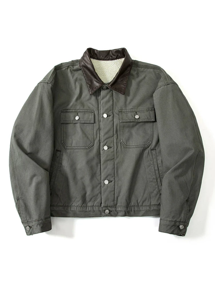 Sherpa Lined Work Jacket - Image 2
