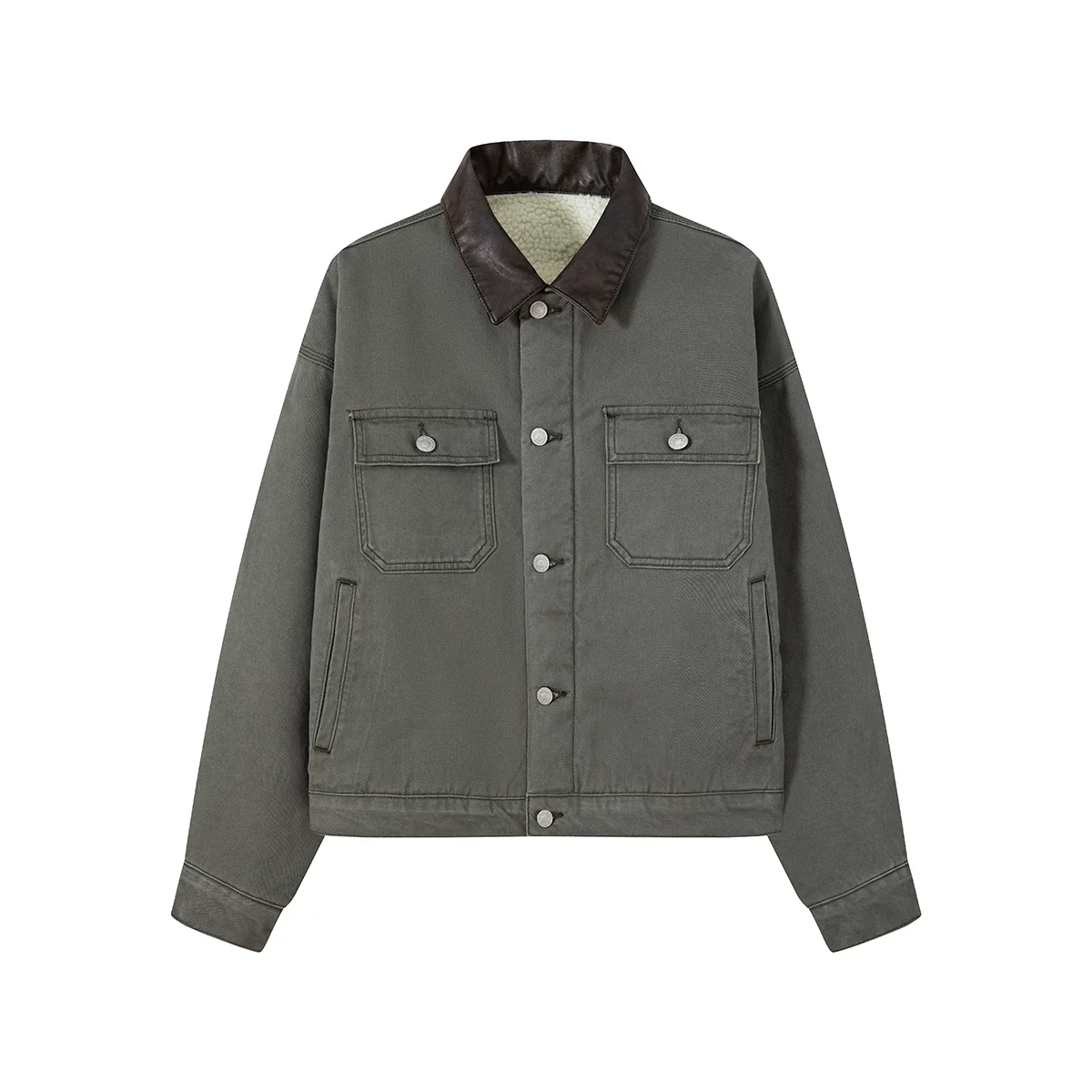 Sherpa Lined Work Jacket - Image 5