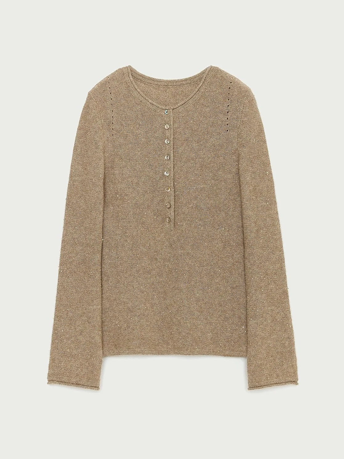 Shimmer Henley Knit - Image 8