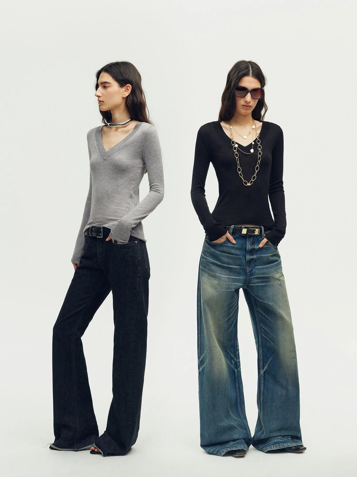 Shimmer V-Neck Knit - Image 5