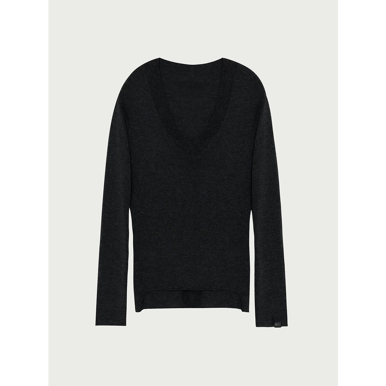 Shimmer V-Neck Knit - Image 6