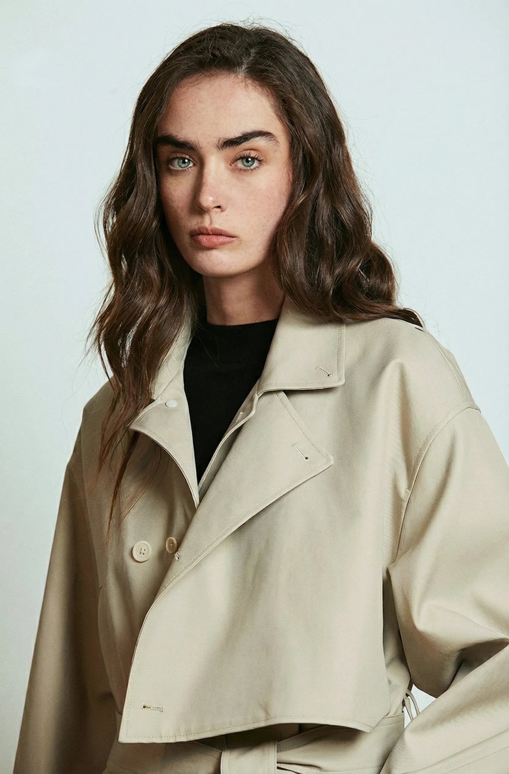 Short Belted Trench Jacket - Image 3