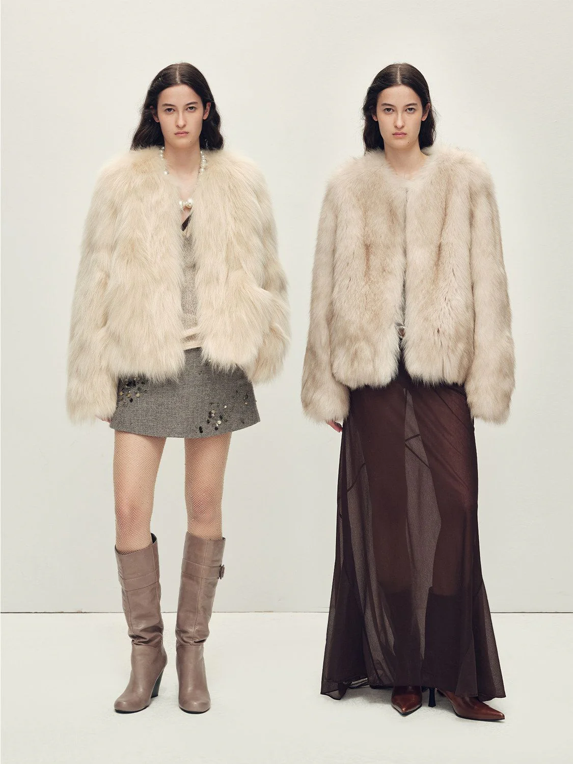 Short Fox Fur Jacket - Image 3