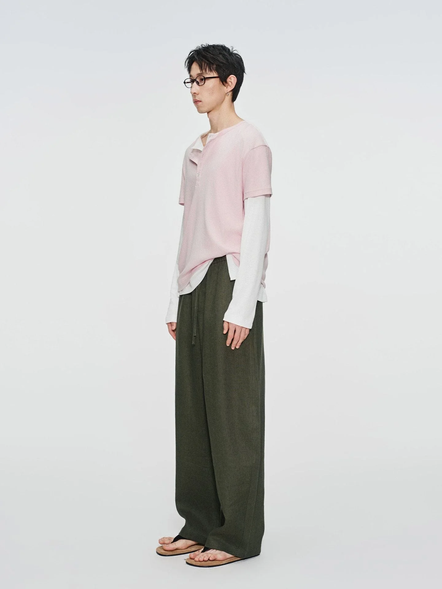 Short-Sleeve Henley Tee - Image 5
