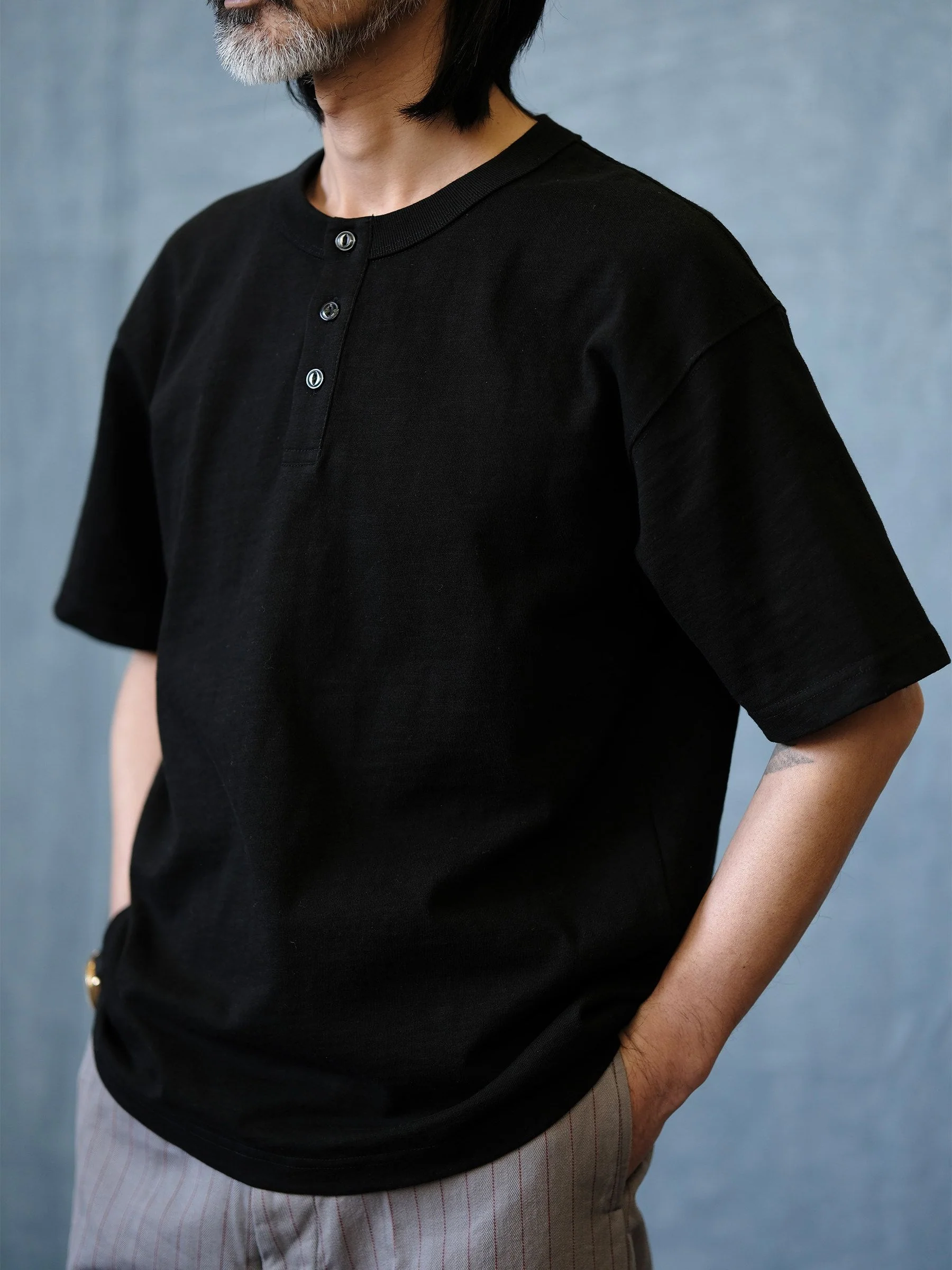 Short-Sleeve Henley Tee - Image 2
