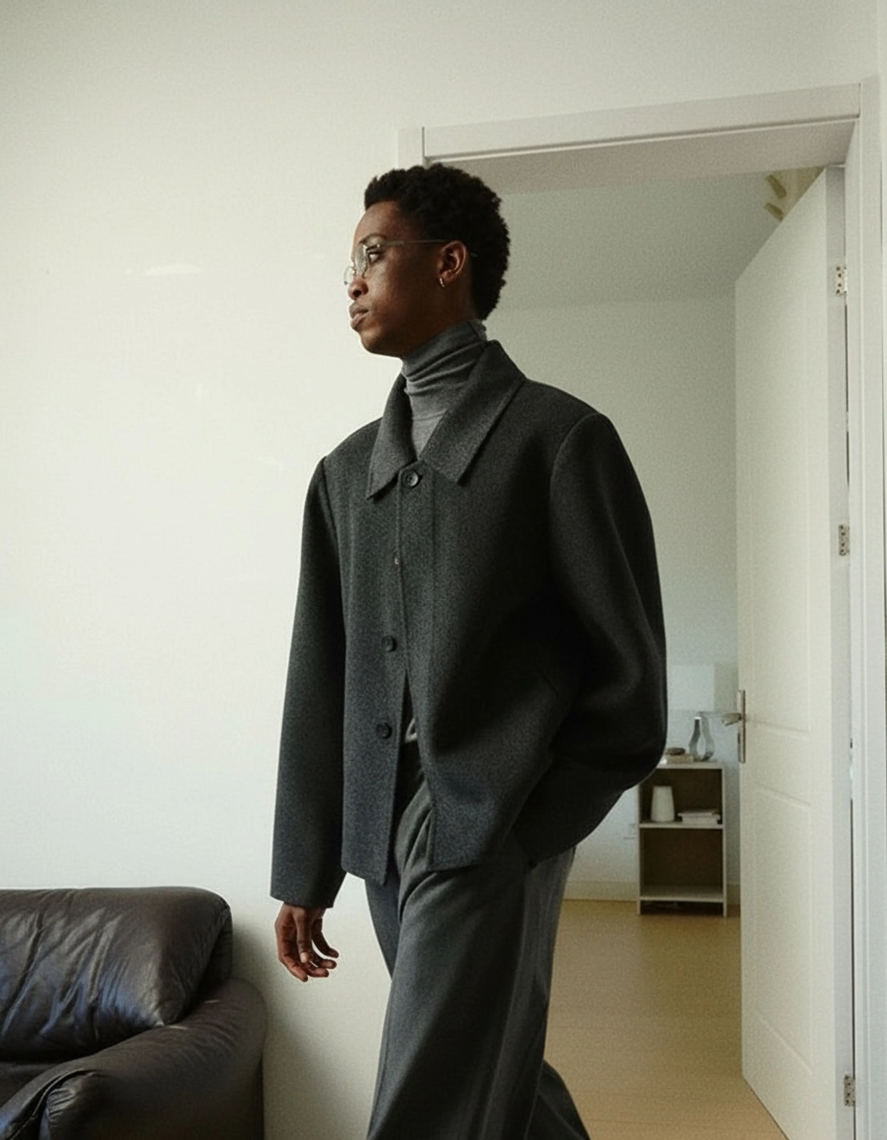 Short Wool-Cashmere Jacket - Image 5