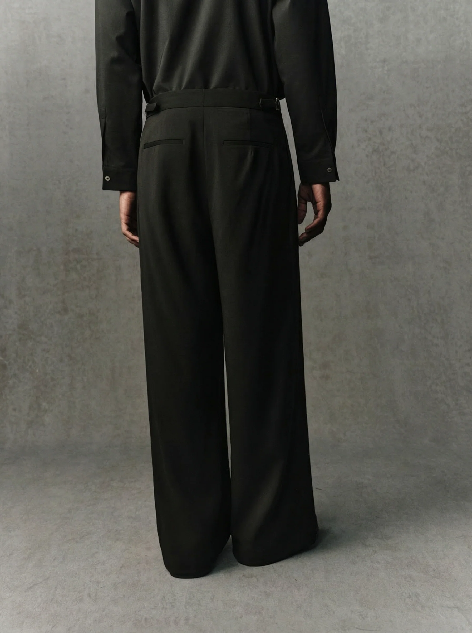 Side-Adjuster Wide Trousers - Image 4