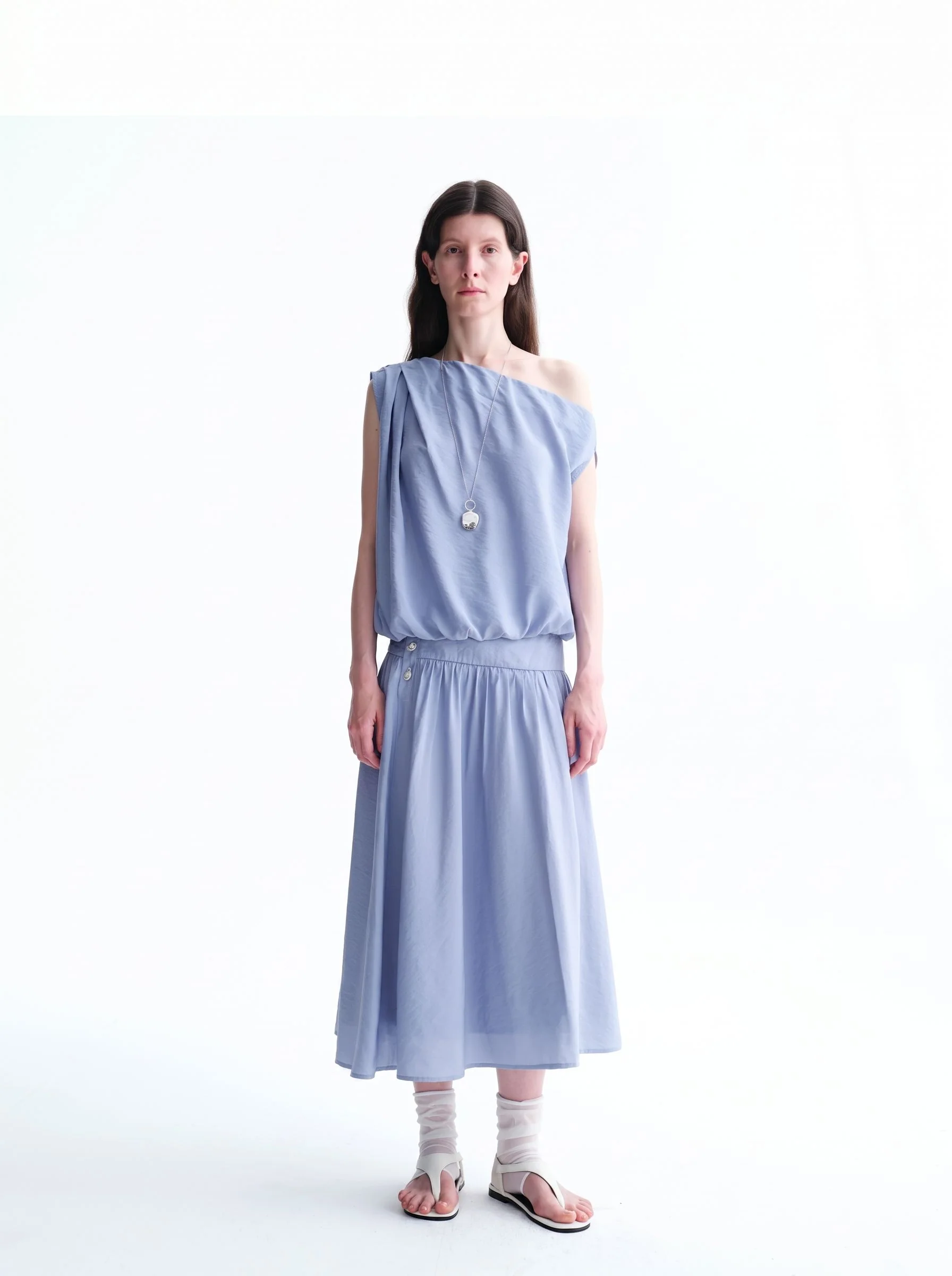 Side Button Midi Skirt - Image 3