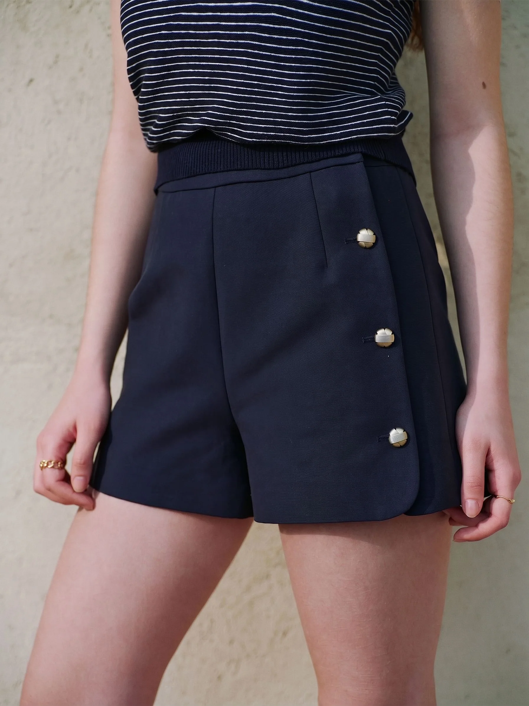 Side Button Shorts - Image 3