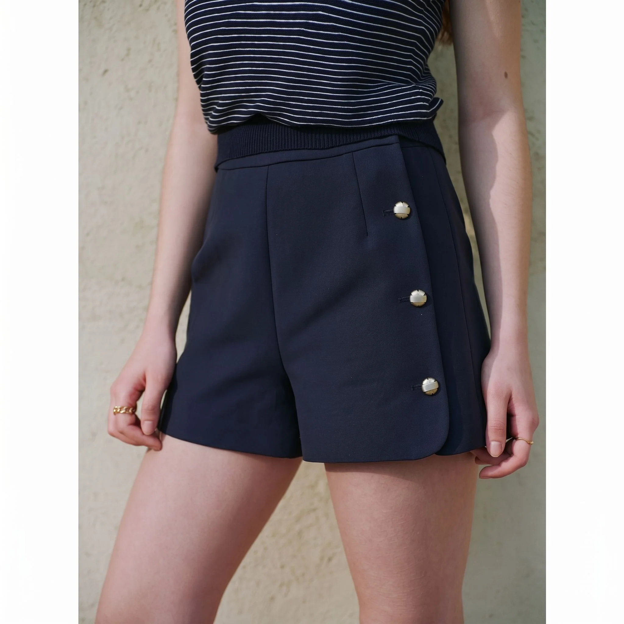 Side Button Shorts - Image 7
