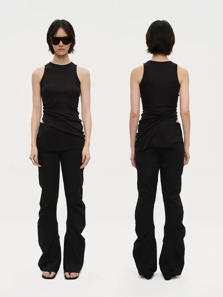 Side-Slit Shirred Vest - Image 3