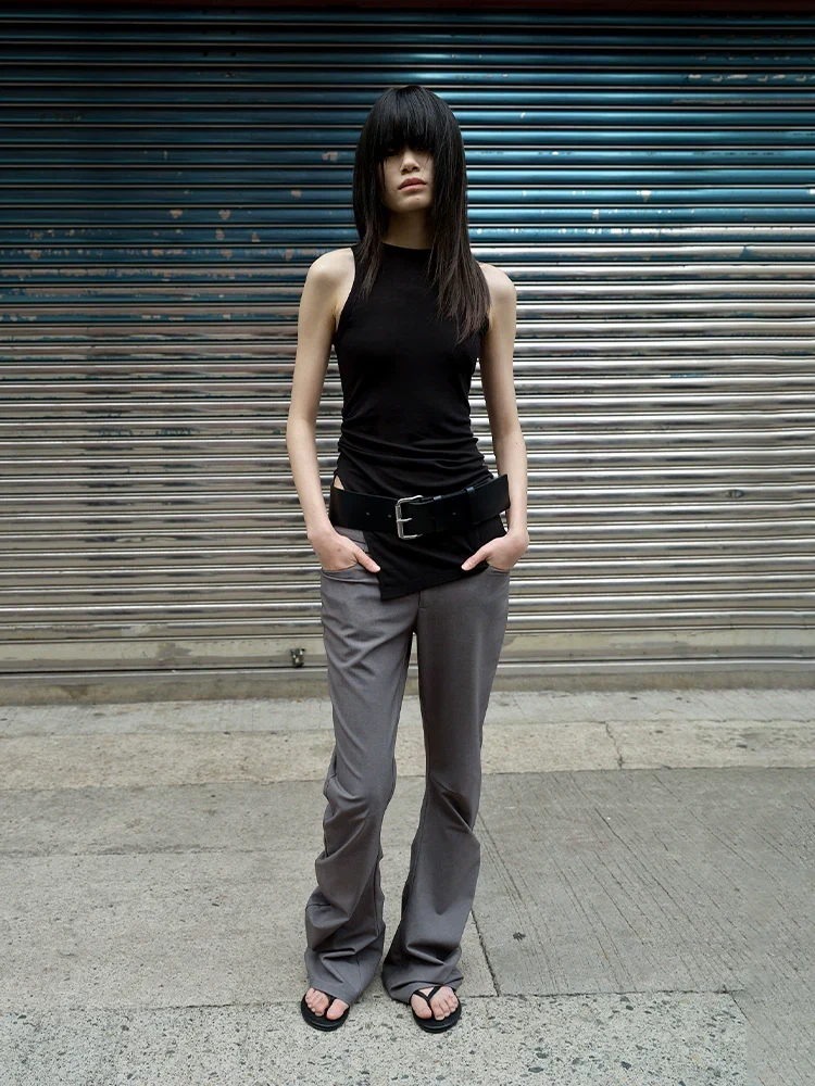 Side-Slit Shirred Vest - Image 5