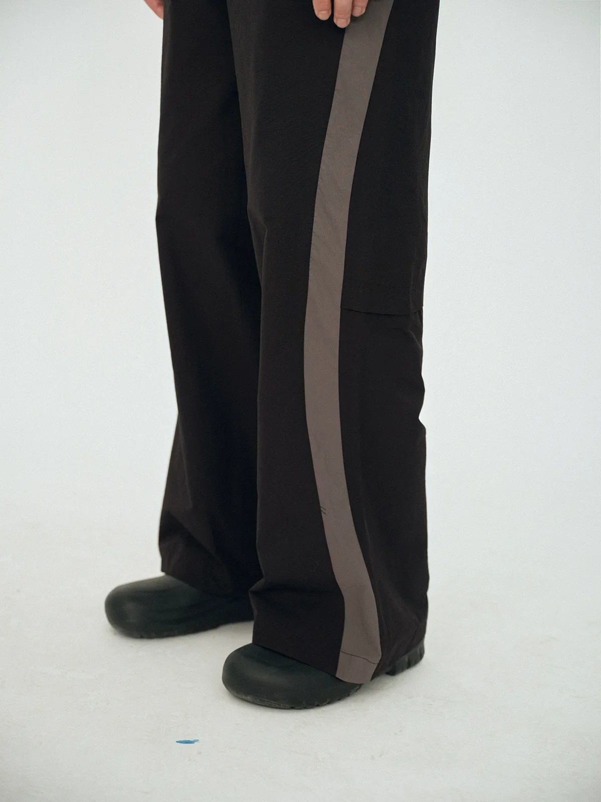 Side-Stripe Wide Trousers - Image 3
