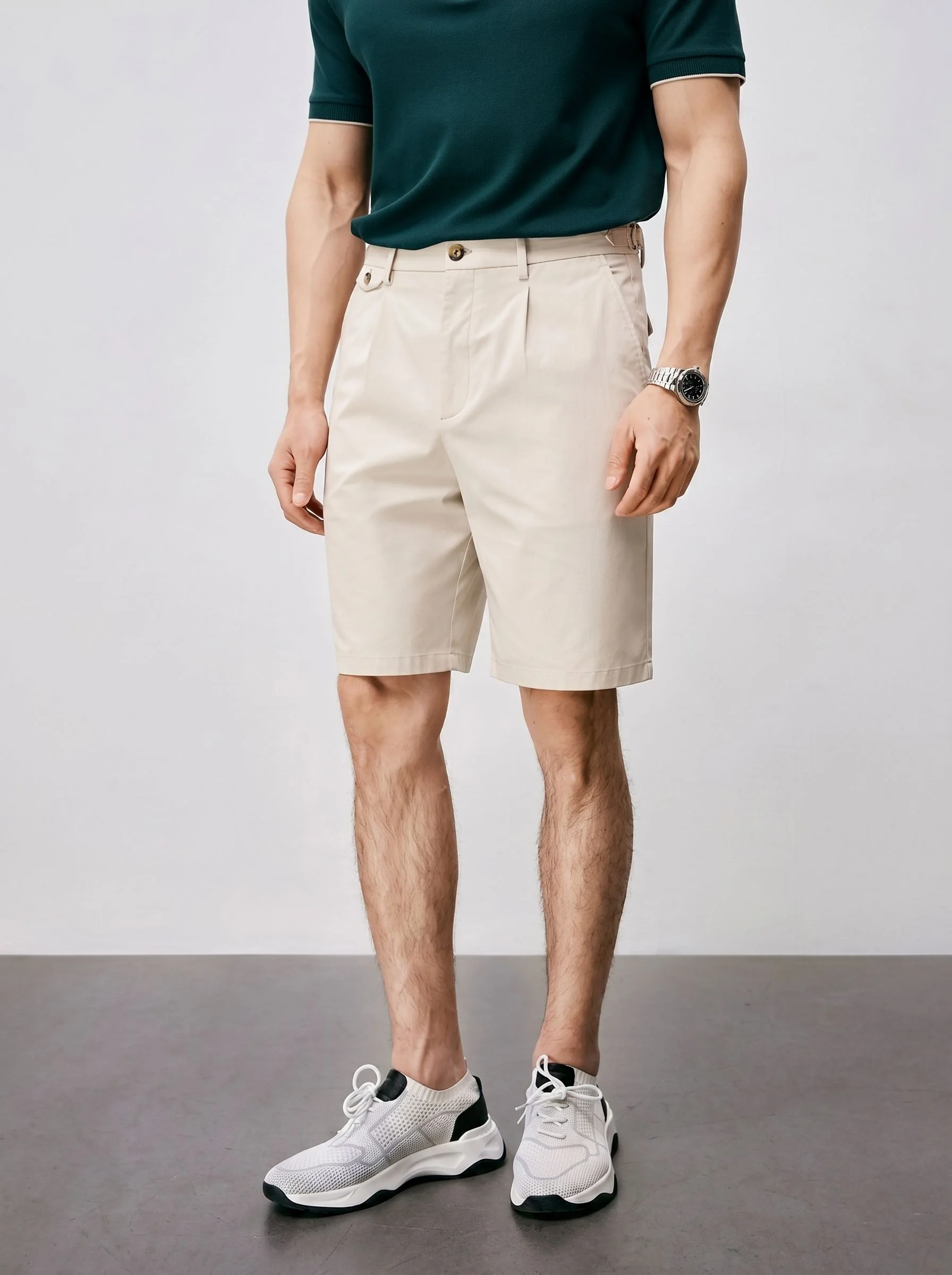 Side Tab Chino Shorts