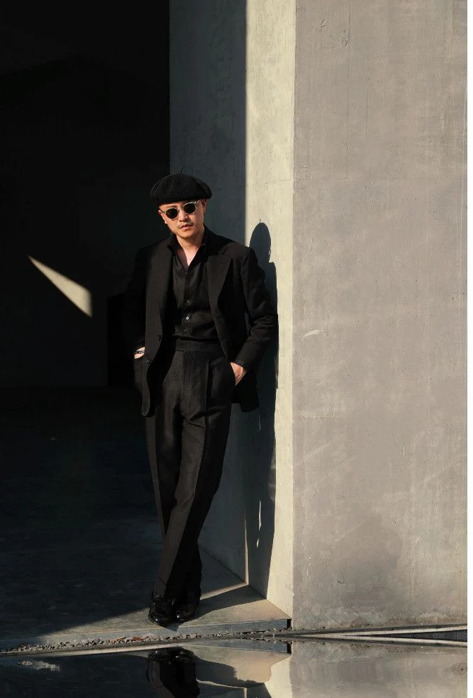 Side-Tab Pleated Trousers - Image 5