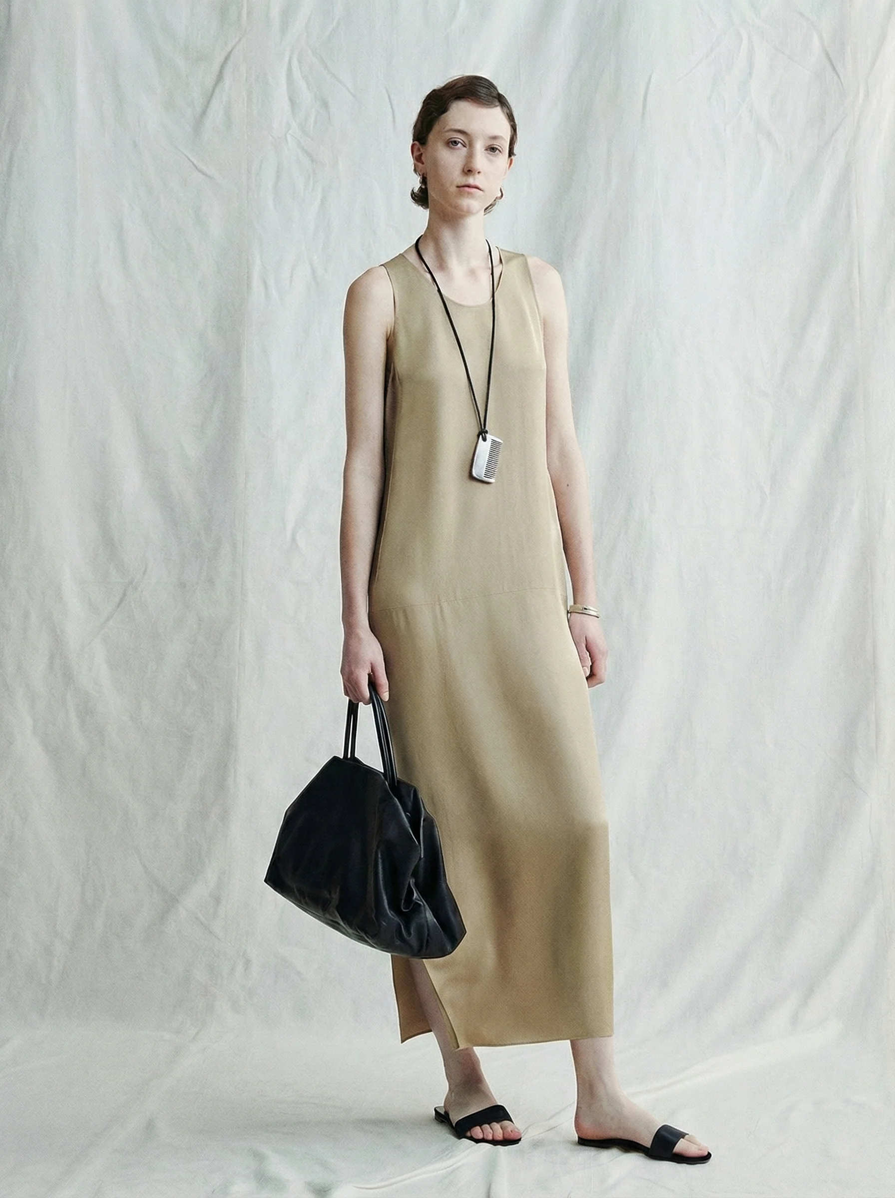 Side-Tie Column Dress