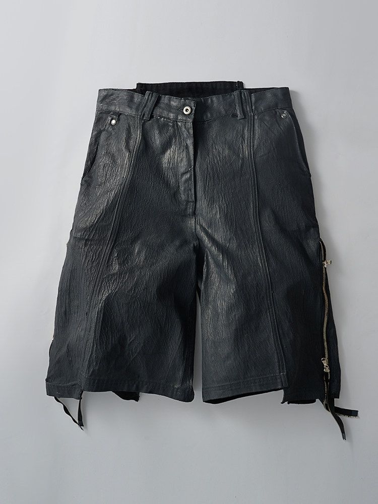 Side-Zip Bermuda Shorts - Image 3