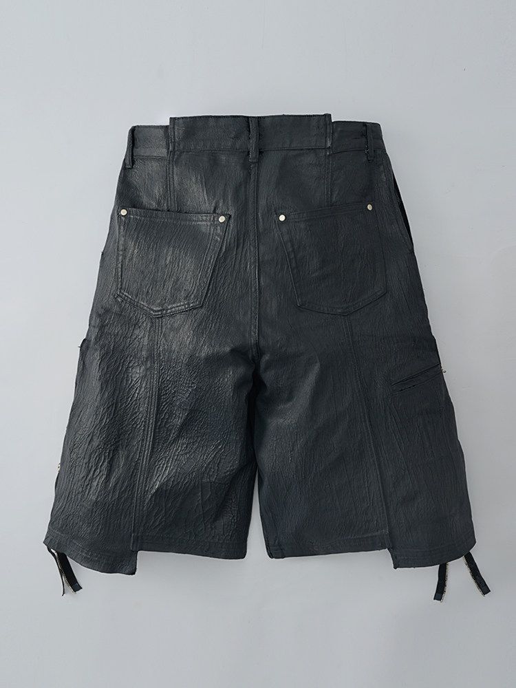 Side-Zip Bermuda Shorts - Image 4