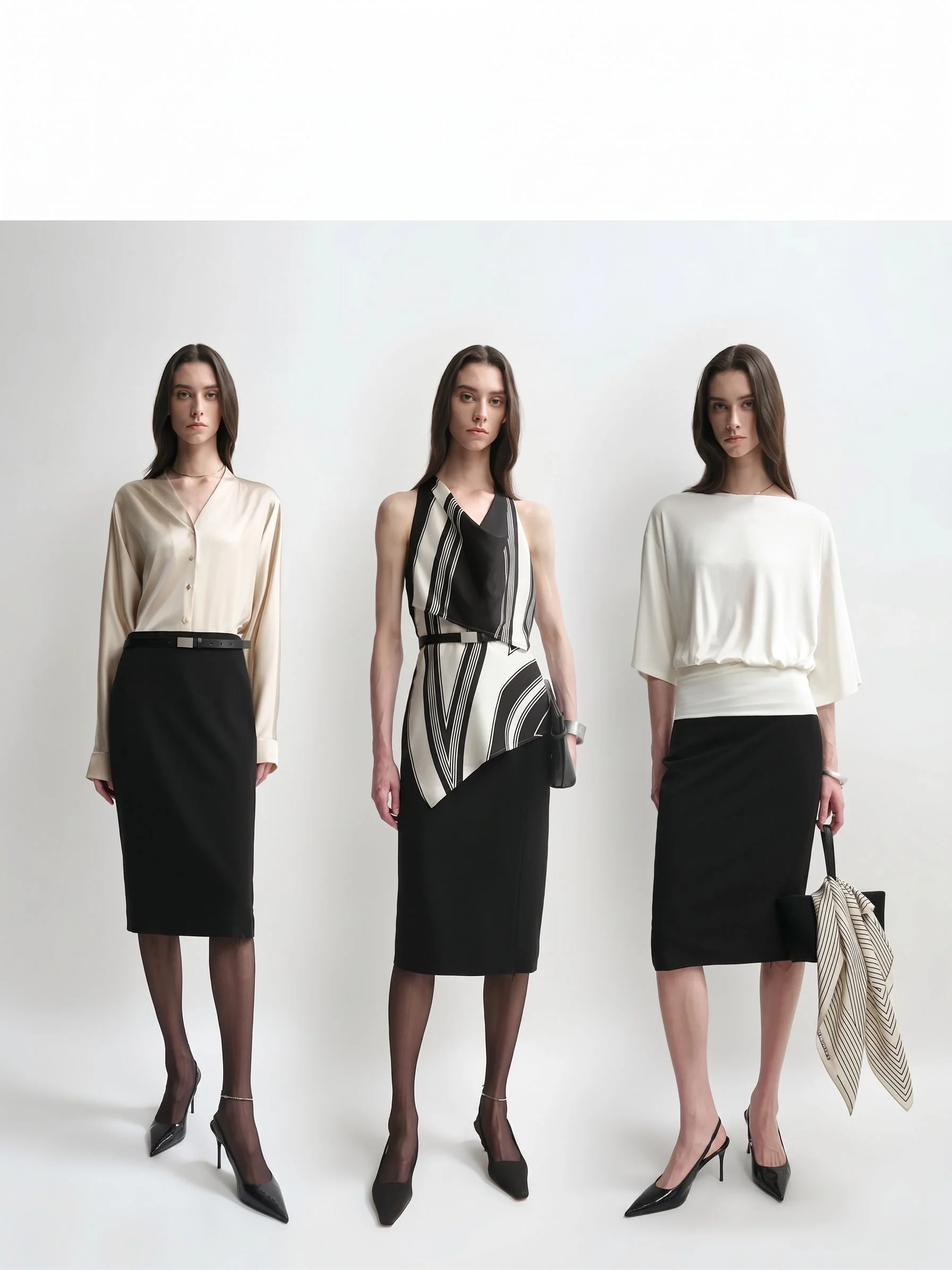 Side Zip Midi Skirt - Image 2