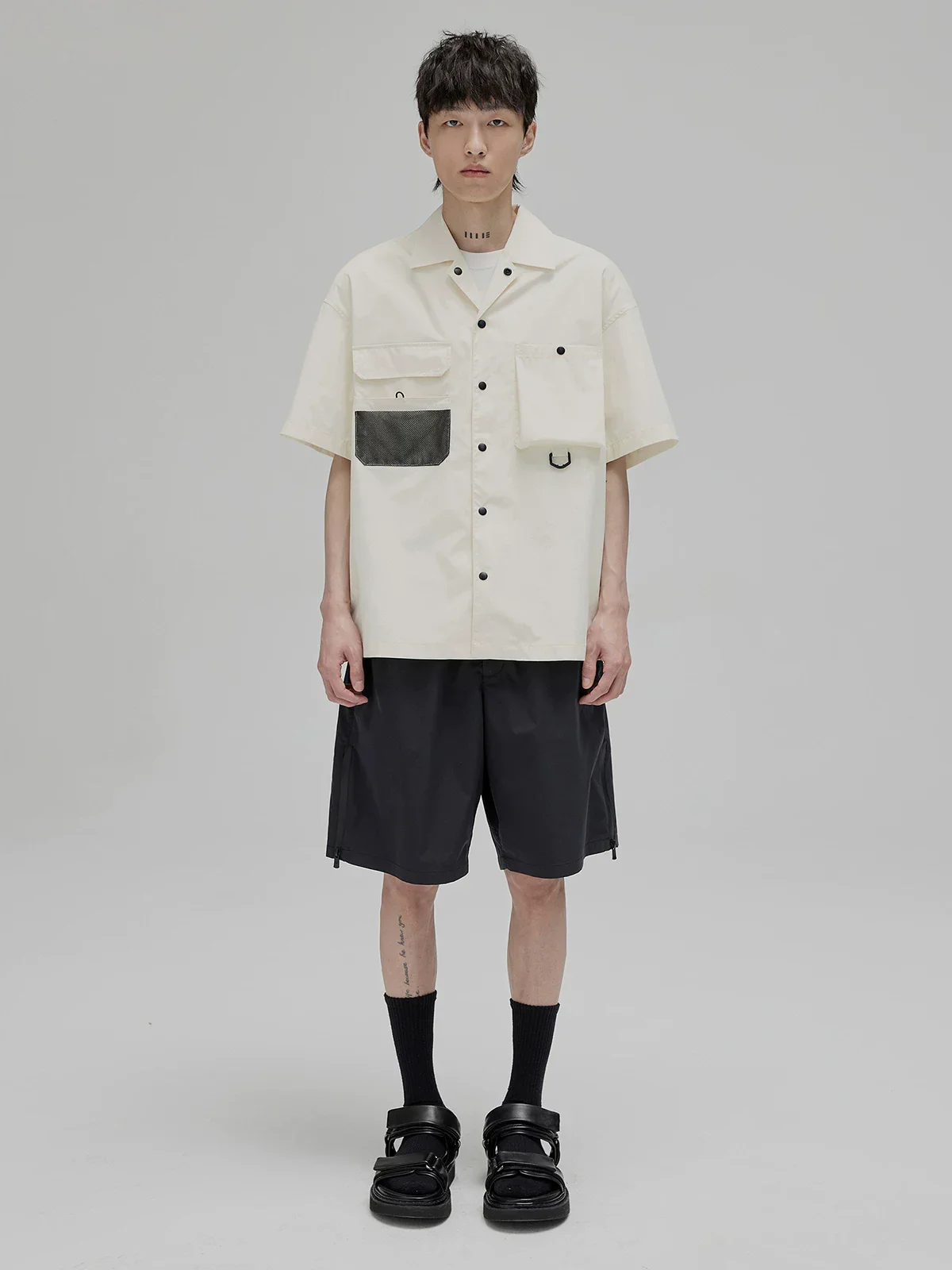 Side-Zip Utility Shorts - Image 3