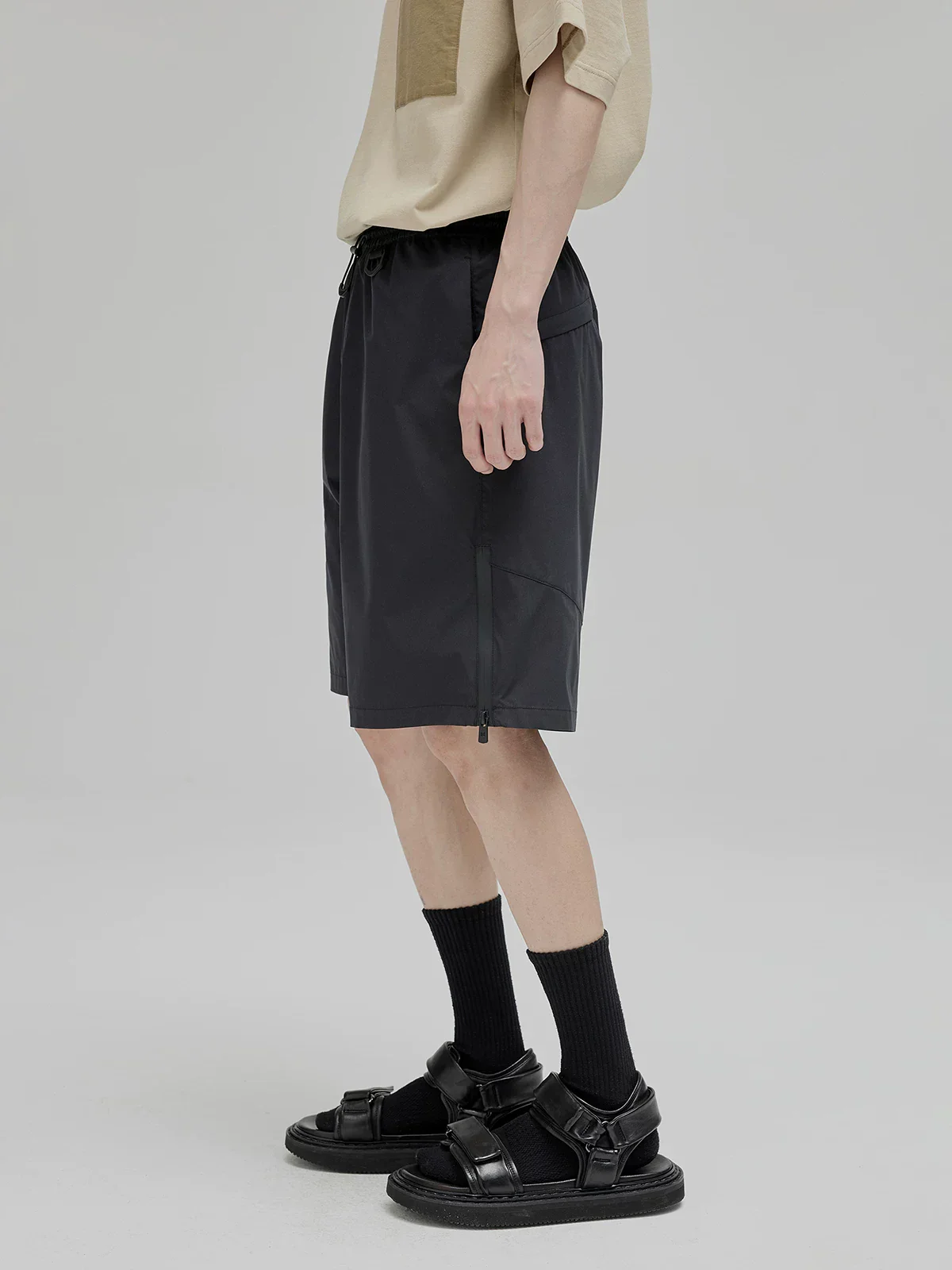 Side-Zip Utility Shorts - Image 4