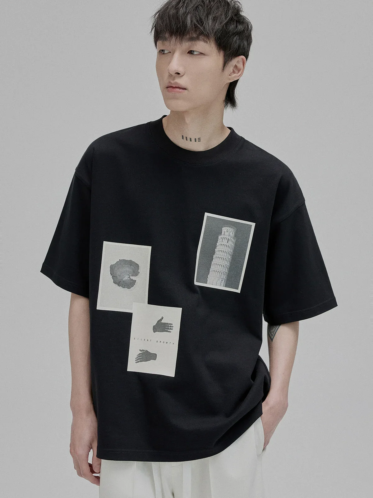Silent Growth Collage Tee - Image 5
