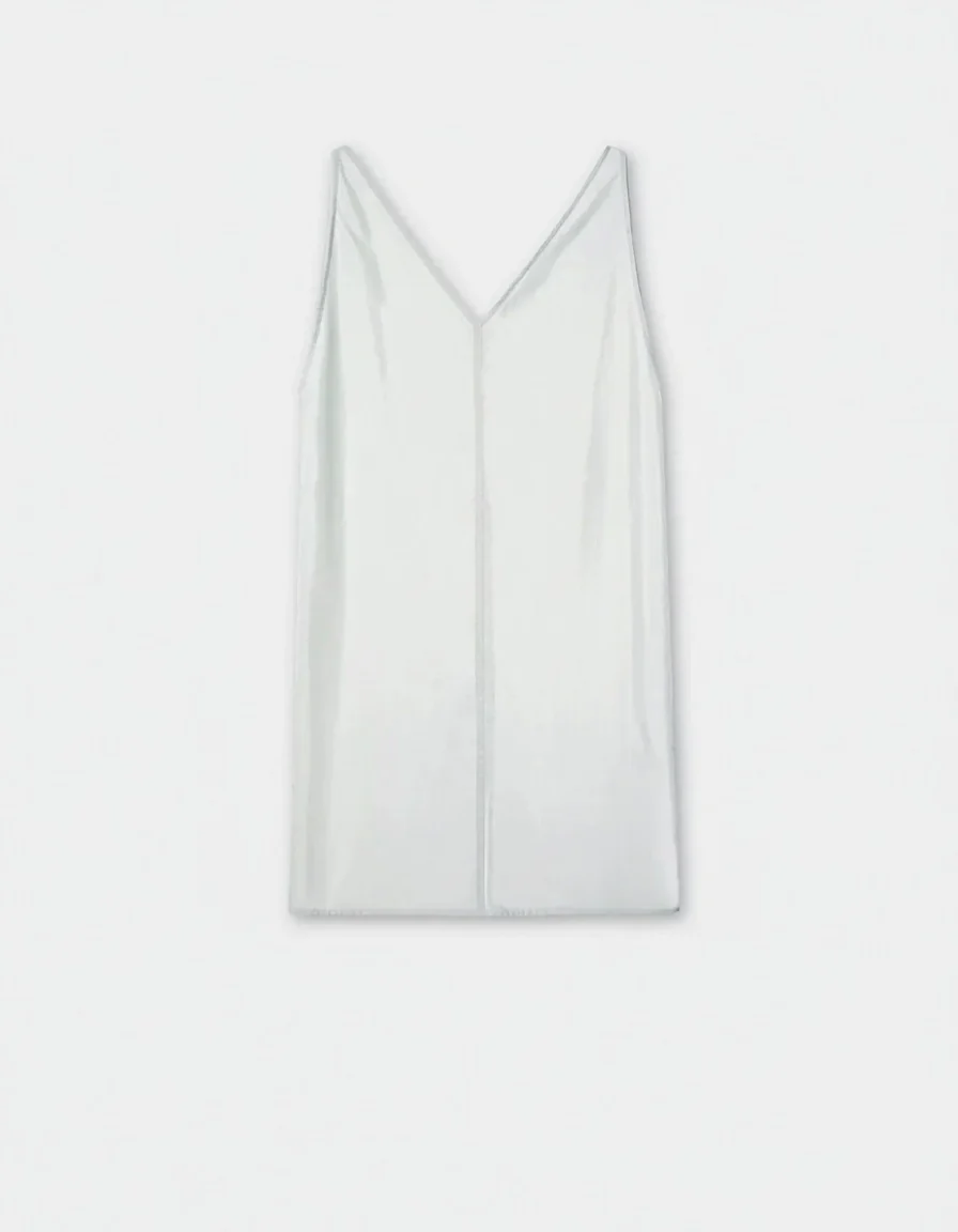 Silk-Blend Shirt, V-neck Top & Two-Piece Midi Skirt - Image 6