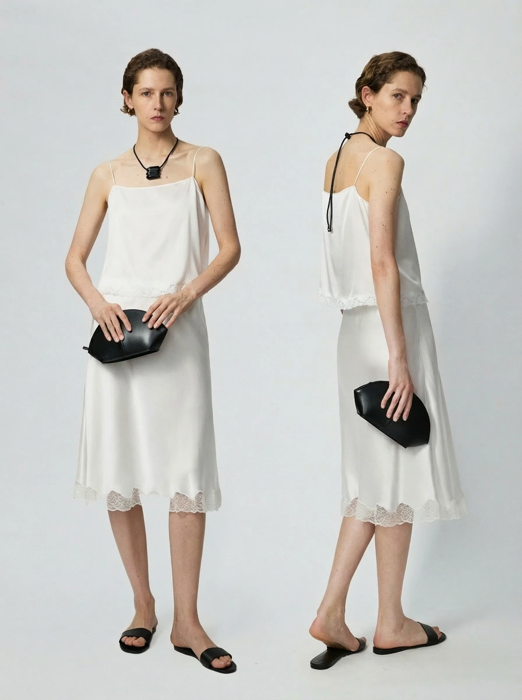 Silk Lace Three-Piece Set - Image 2