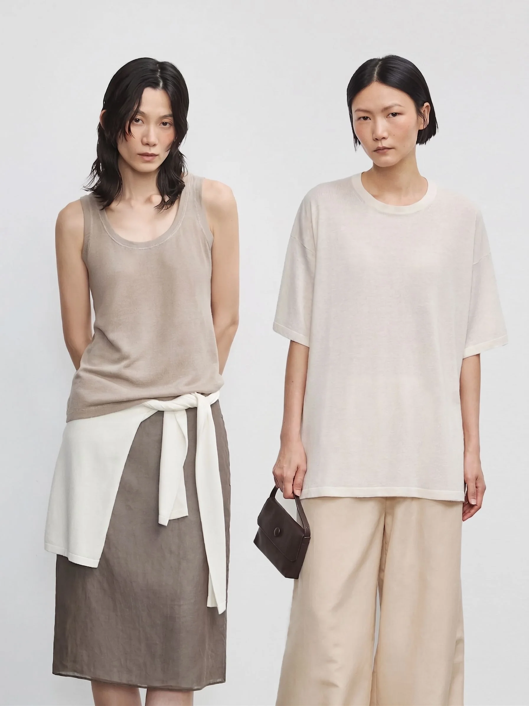 Silk Linen Knit Top