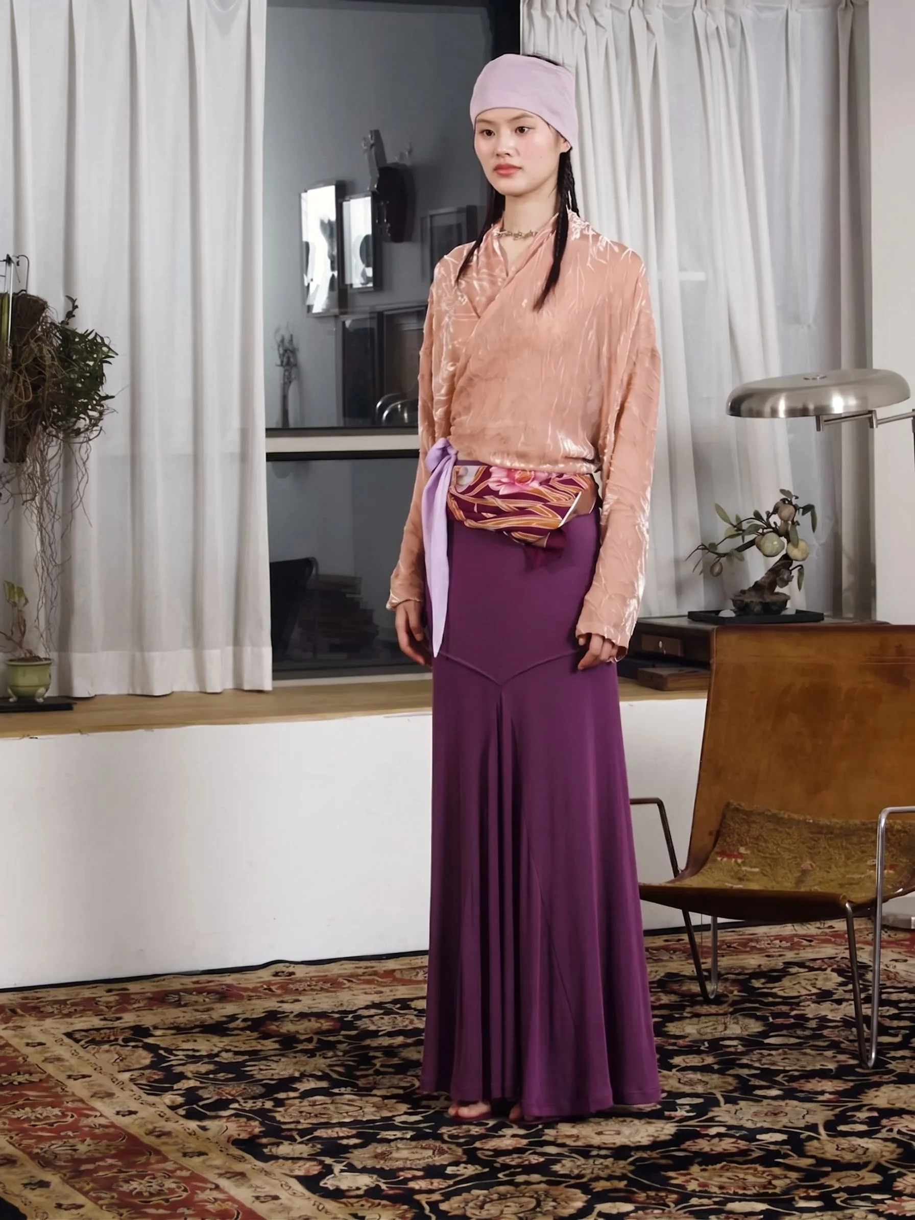 Silk Mermaid Maxi Skirt