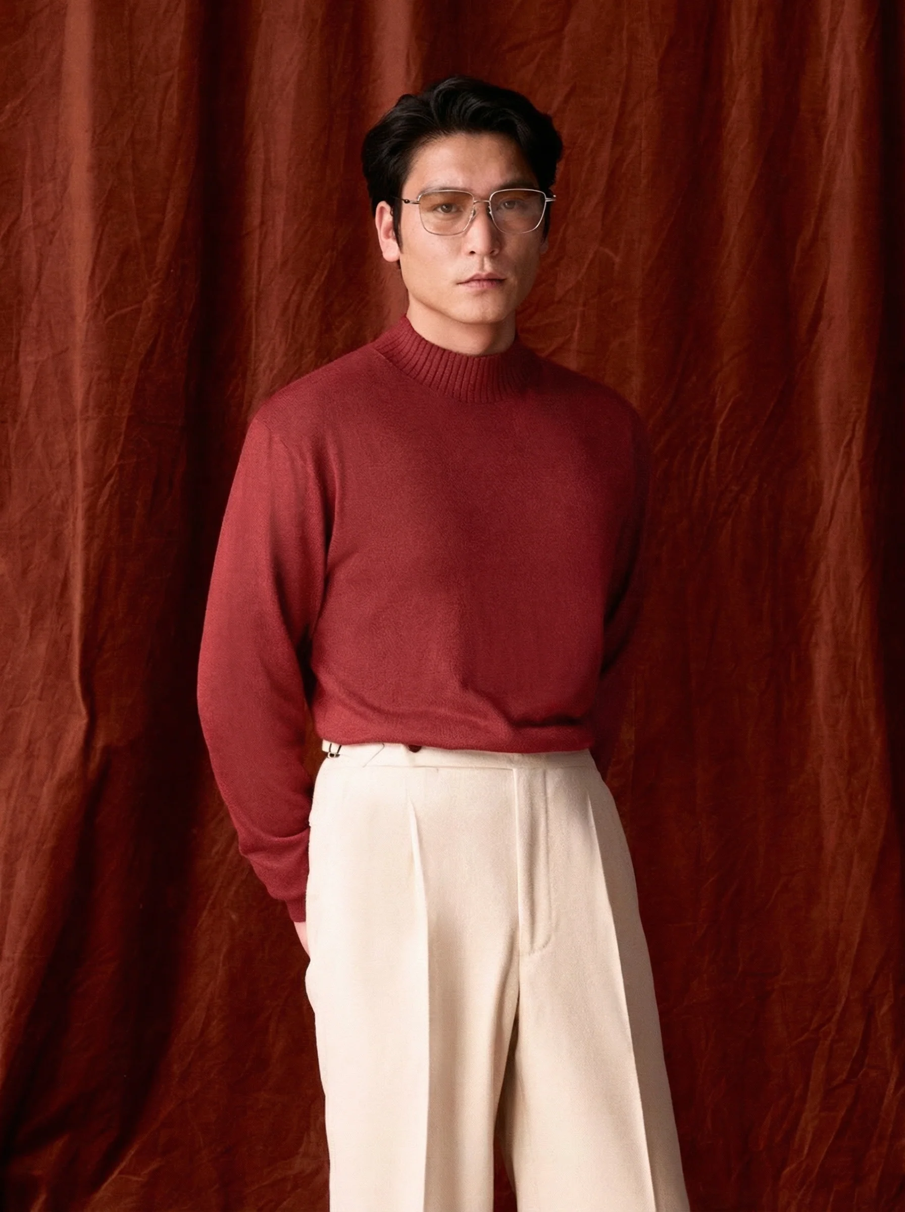 Silk Mockneck Sweater - Image 2
