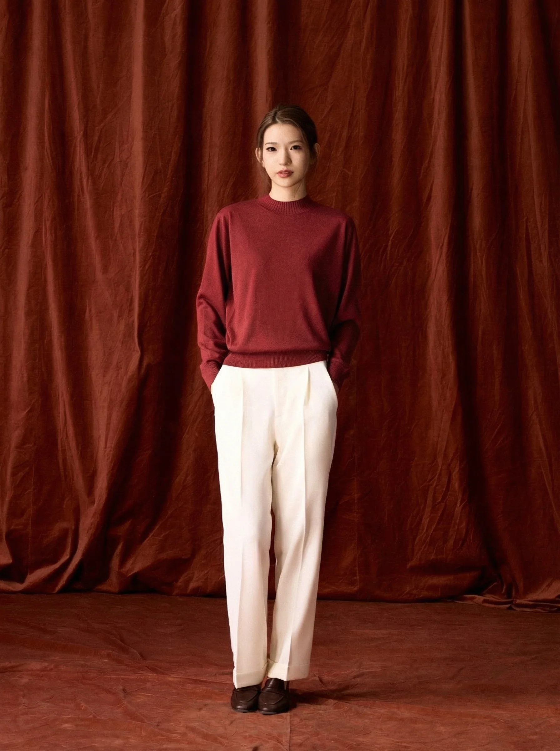 Silk Mockneck Sweater - Image 3