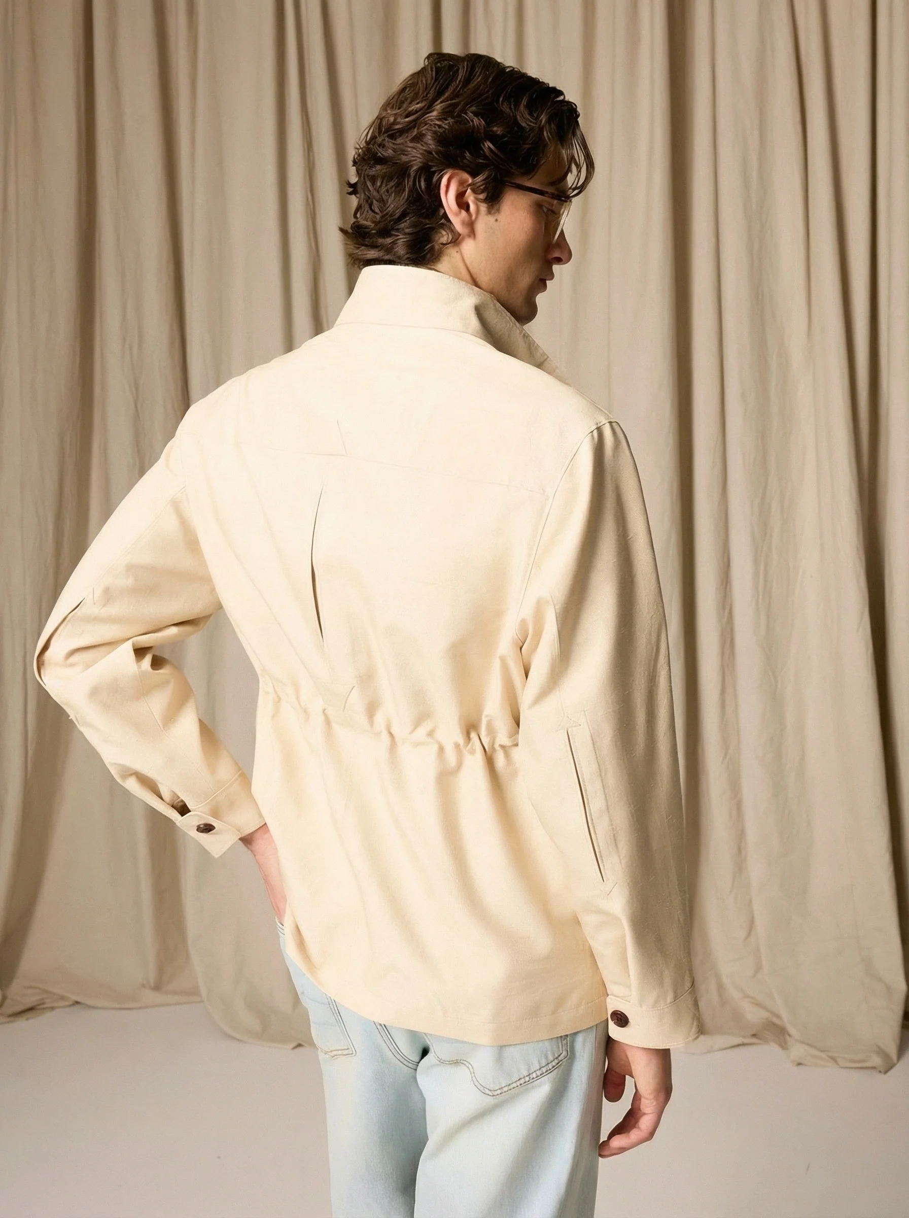 Silk Safari Pocket Jacket - Image 4