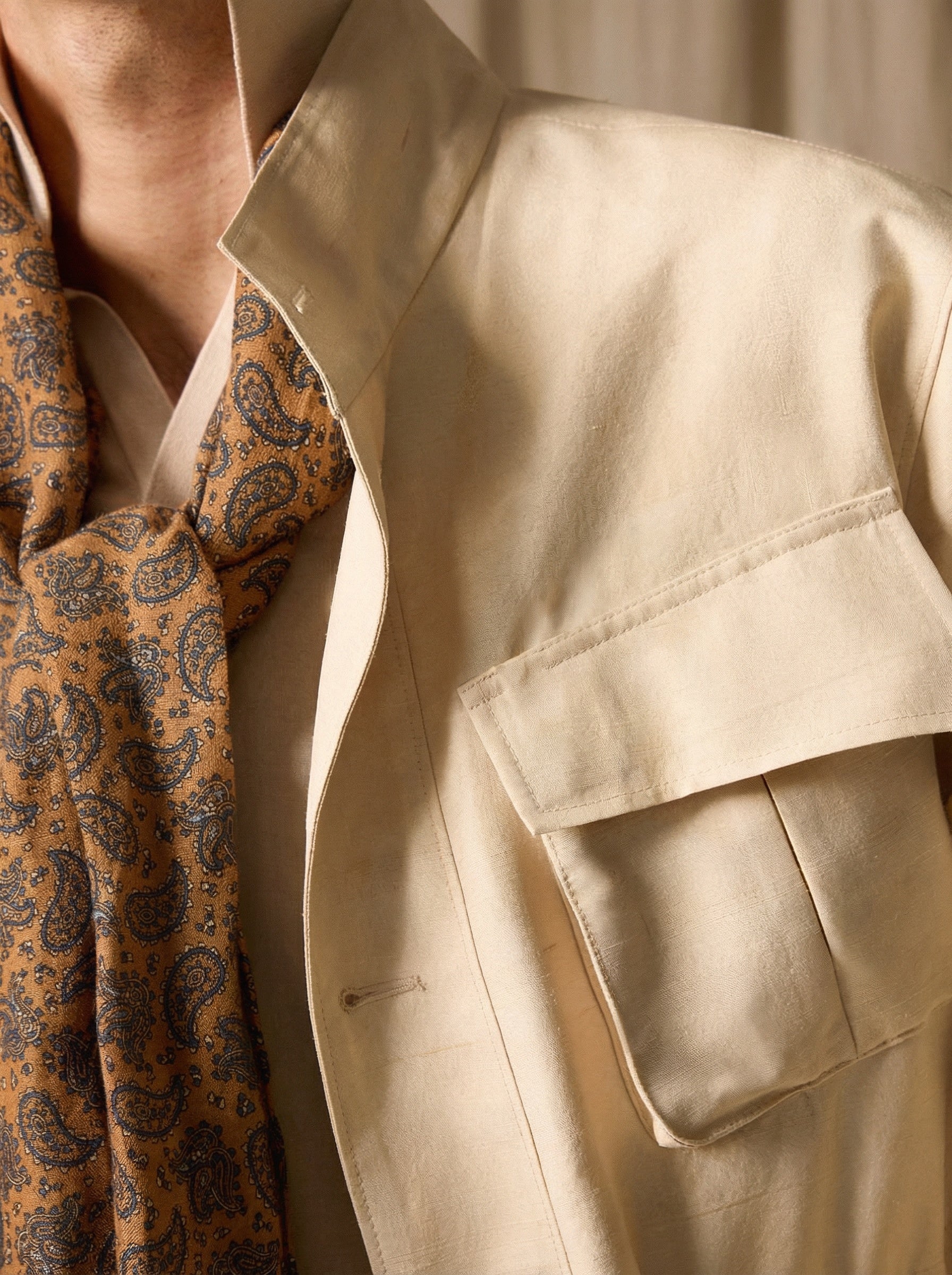 Silk Safari Pocket Jacket - Image 5