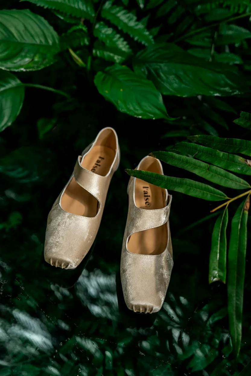 Silk Square-Toe Mary-Jane Flats - Image 3